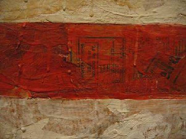 Jasper Johns, Detail of Flag , 1961。圖/取自Wikipedia。