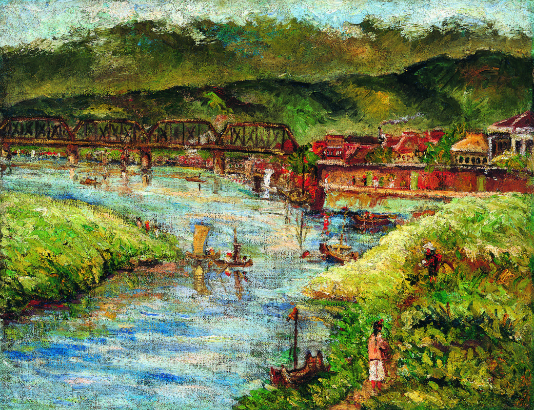 陳澄波 臺北橋 1933 油彩畫布 49×63.5cm