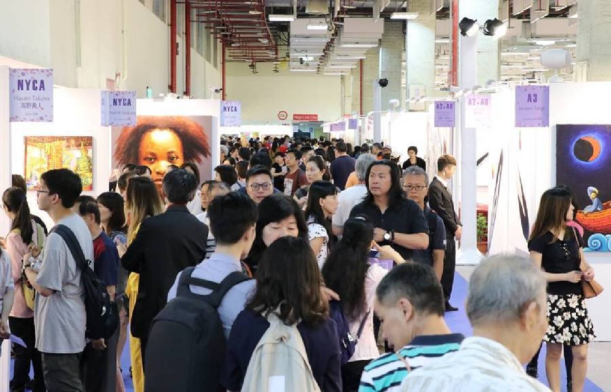 第八屆台北新藝術博覽會21日晚間圓滿閉幕，成交率達92.56%。