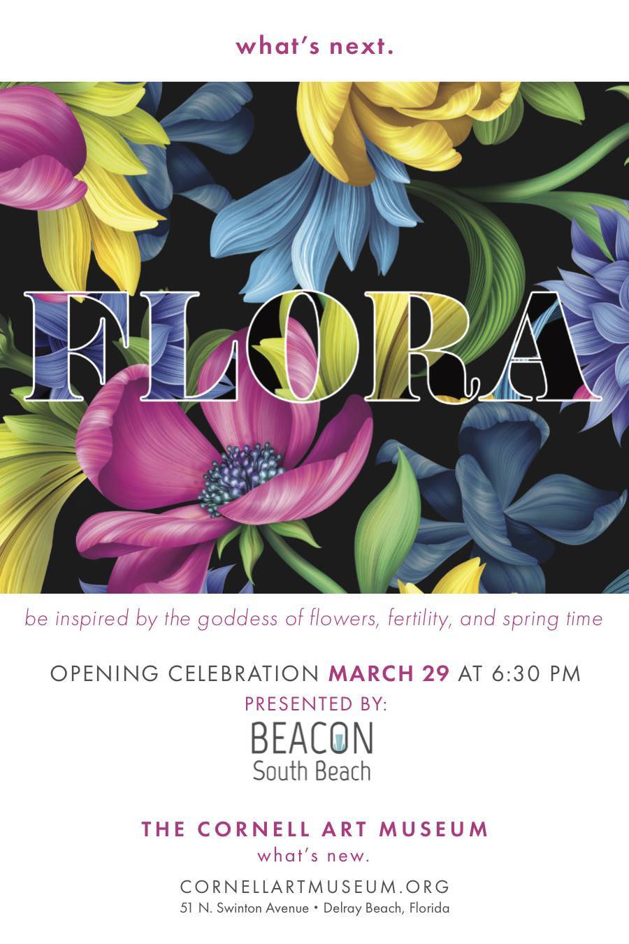 受邀參展藝術家包含普普大師安迪沃荷(Andy Warhol)與英國當代藝術代表達米安赫斯特(Damian Hirst)，一同以羅馬花神之名歡慶快樂春節。