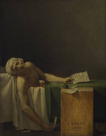 《馬拉之死》,Marat Assassiné。