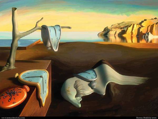 《時光靜止》, Salvador Dali。