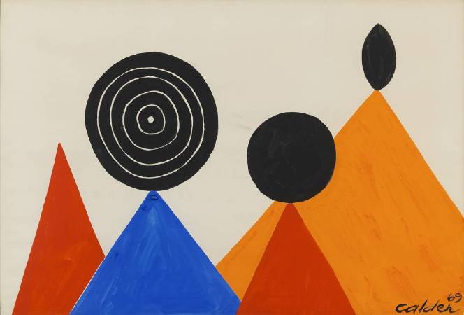 《Sur les Pointes》, Alexander Calder.