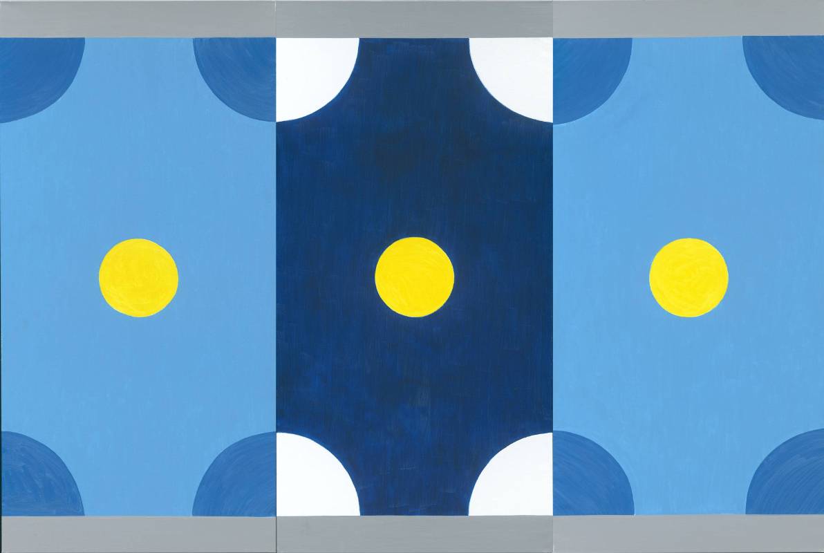 霍剛  乾坤1-2-3- 200x100cm(x3) 油彩、畫布 2013