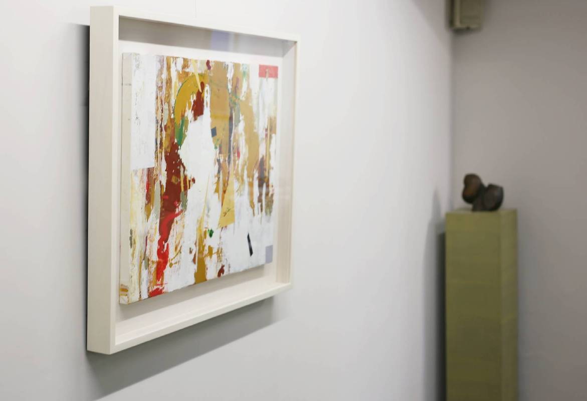 畫廊四十週年特展系列(三)  寫實意境x抽象表現 展覽場景