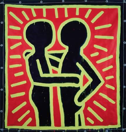 凱斯•哈林《Untitled》，1982 © Keith Haring Foundation。圖/The Albertina Museum提供。