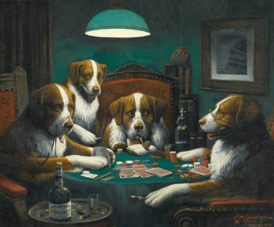Poker Game。圖/取自wikimedia