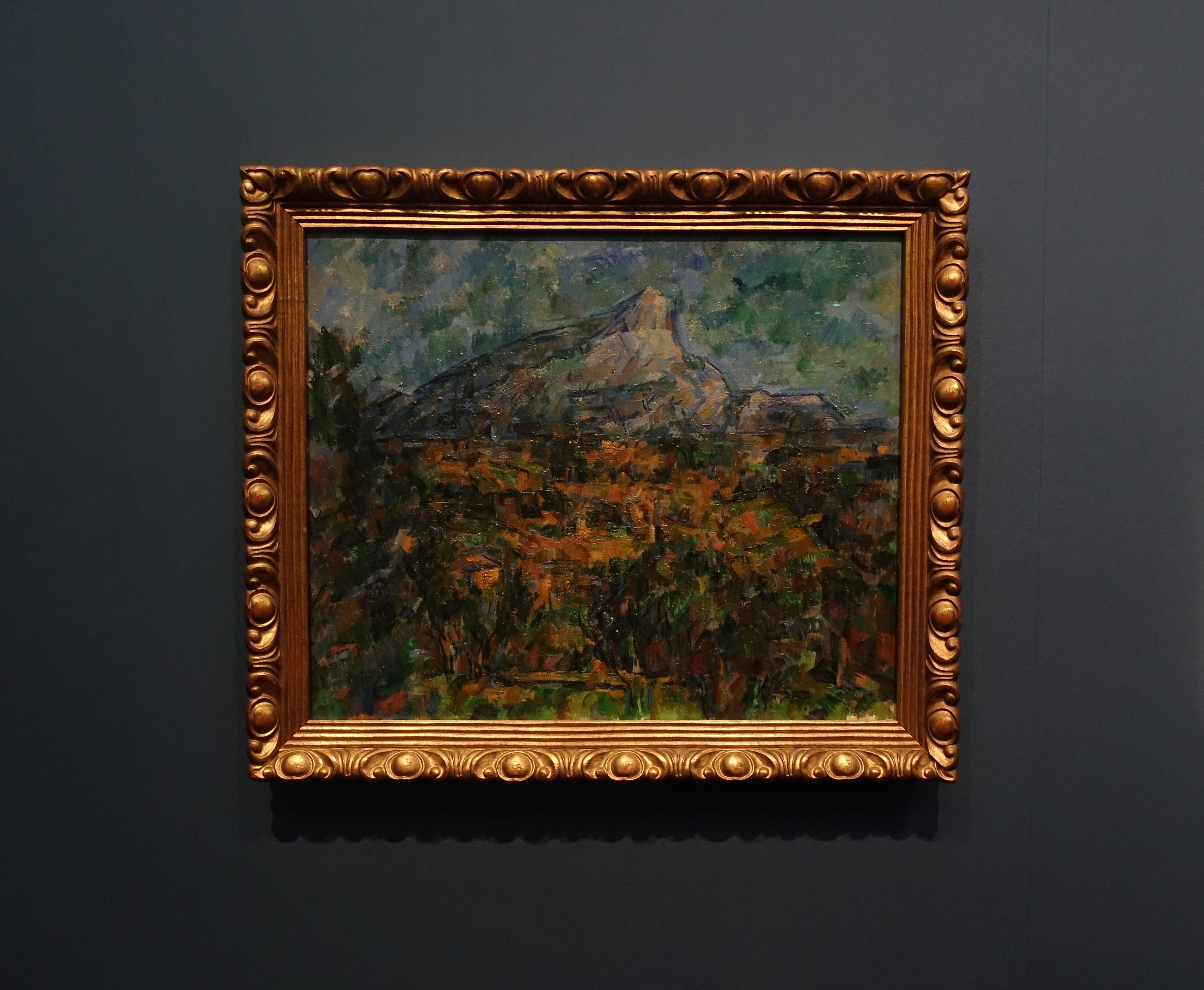保羅•塞尚 Paul Cézanne，《從洛弗遙望聖維克多山 Mont Sainte-Victoire. View from Les Lauves》，油彩、畫布 Oil on canvas，1905。