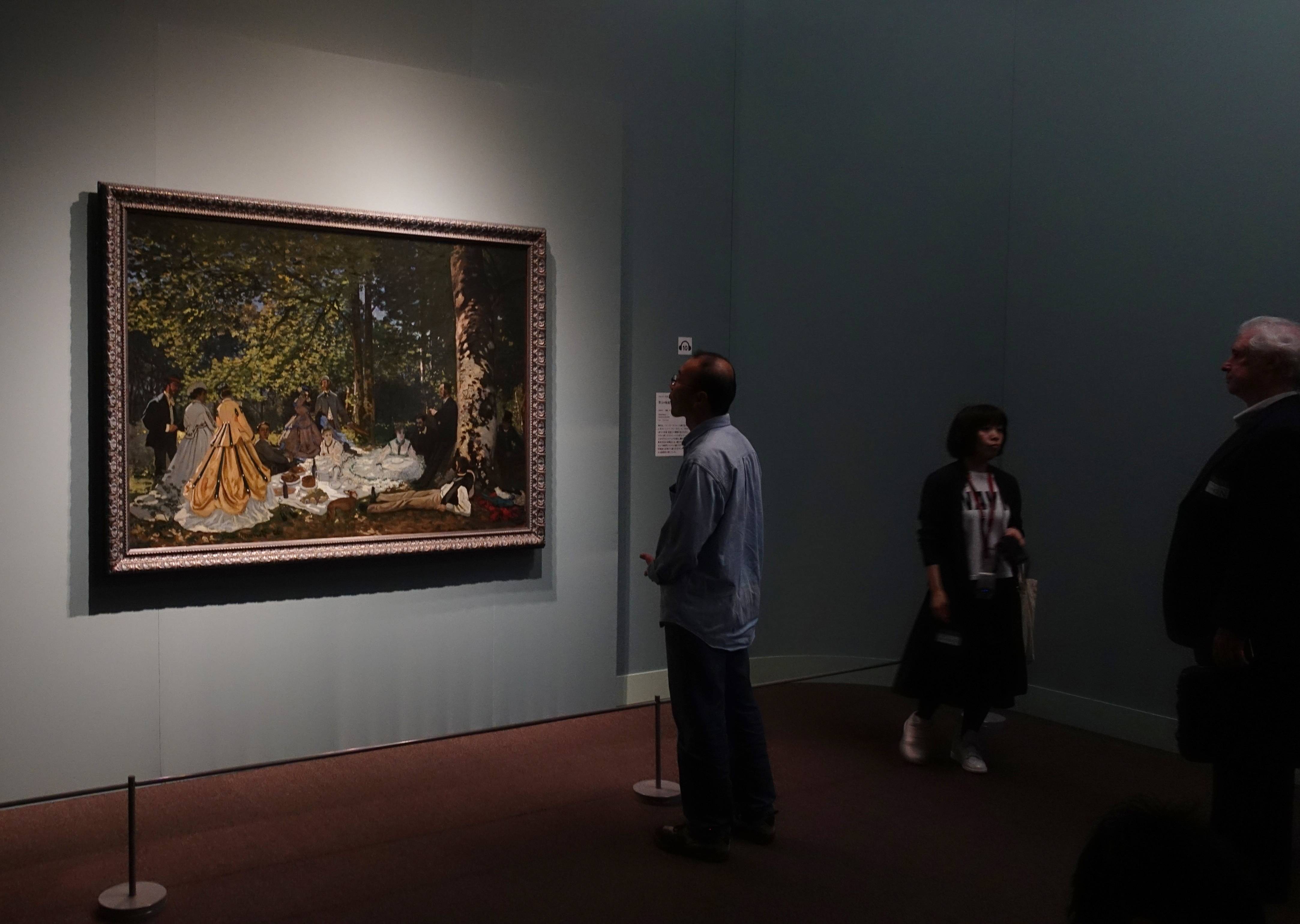 日本東京都美術館【普希金博物館繪畫特展-法國風景畫的旅行】展場一景。