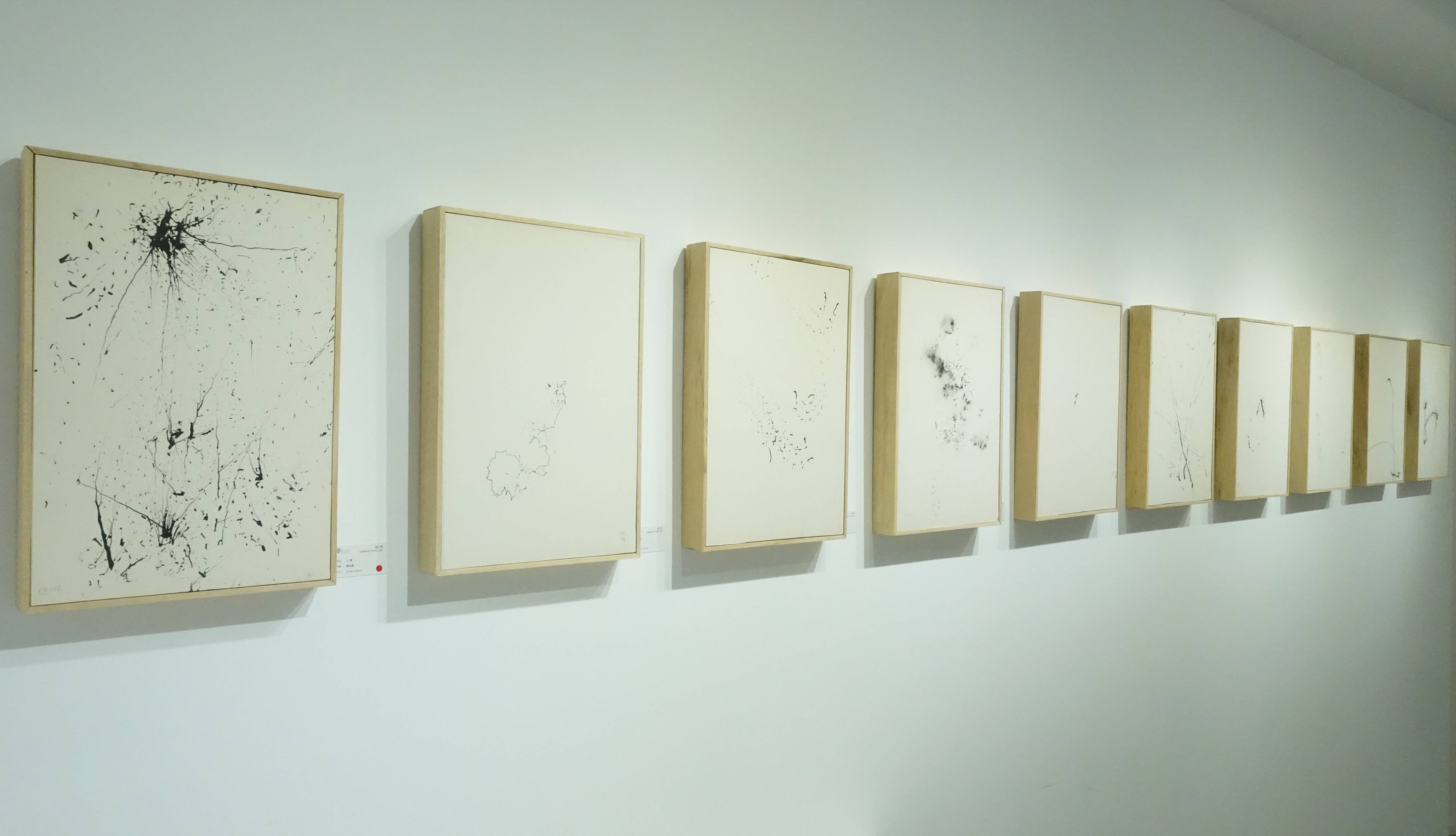 【蟲文展——朱贏椿與蟲子們的紙上邂逅】作品於展場空間展示。