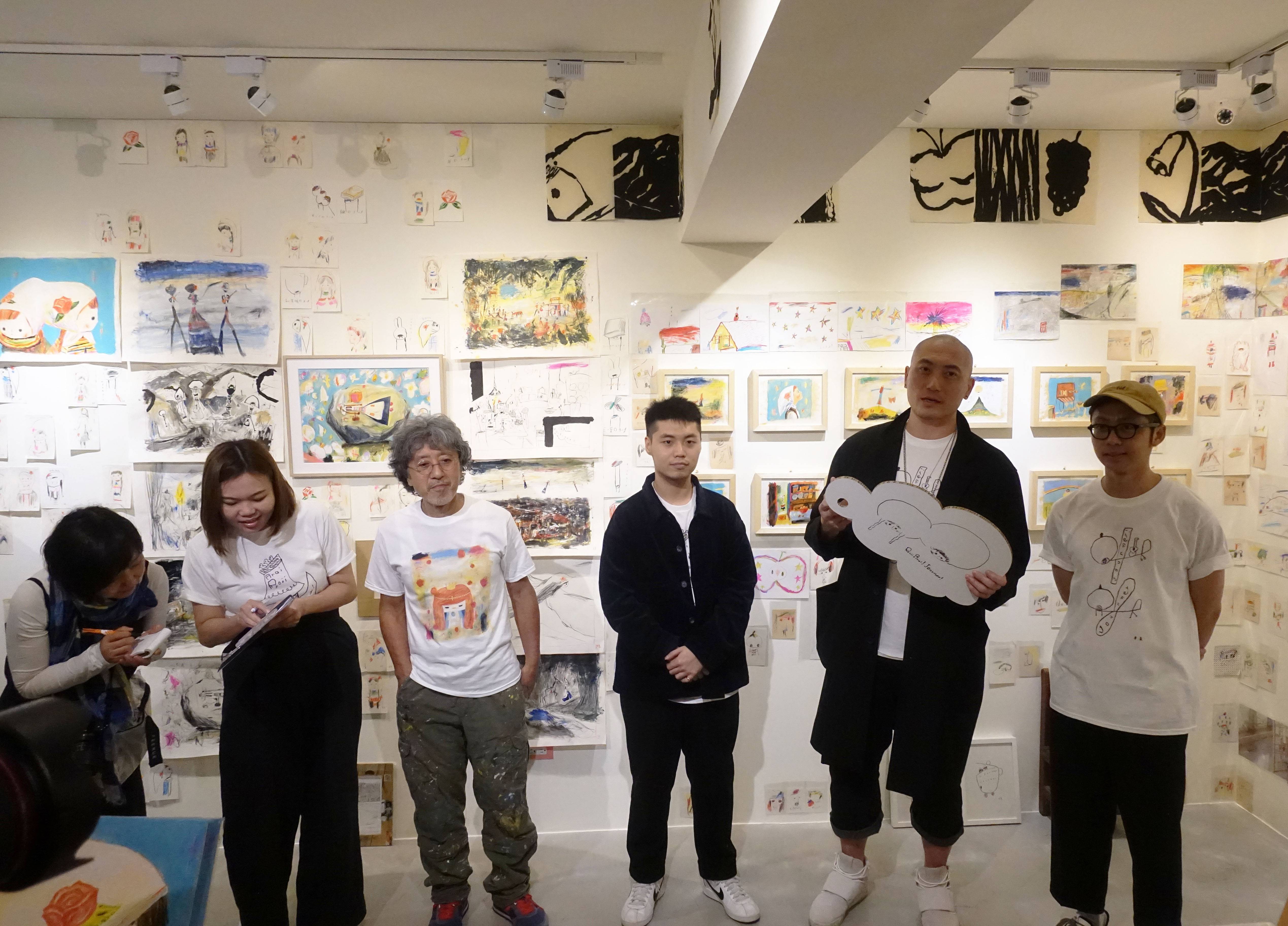 此次台北首個展合作單位貴賓合影。