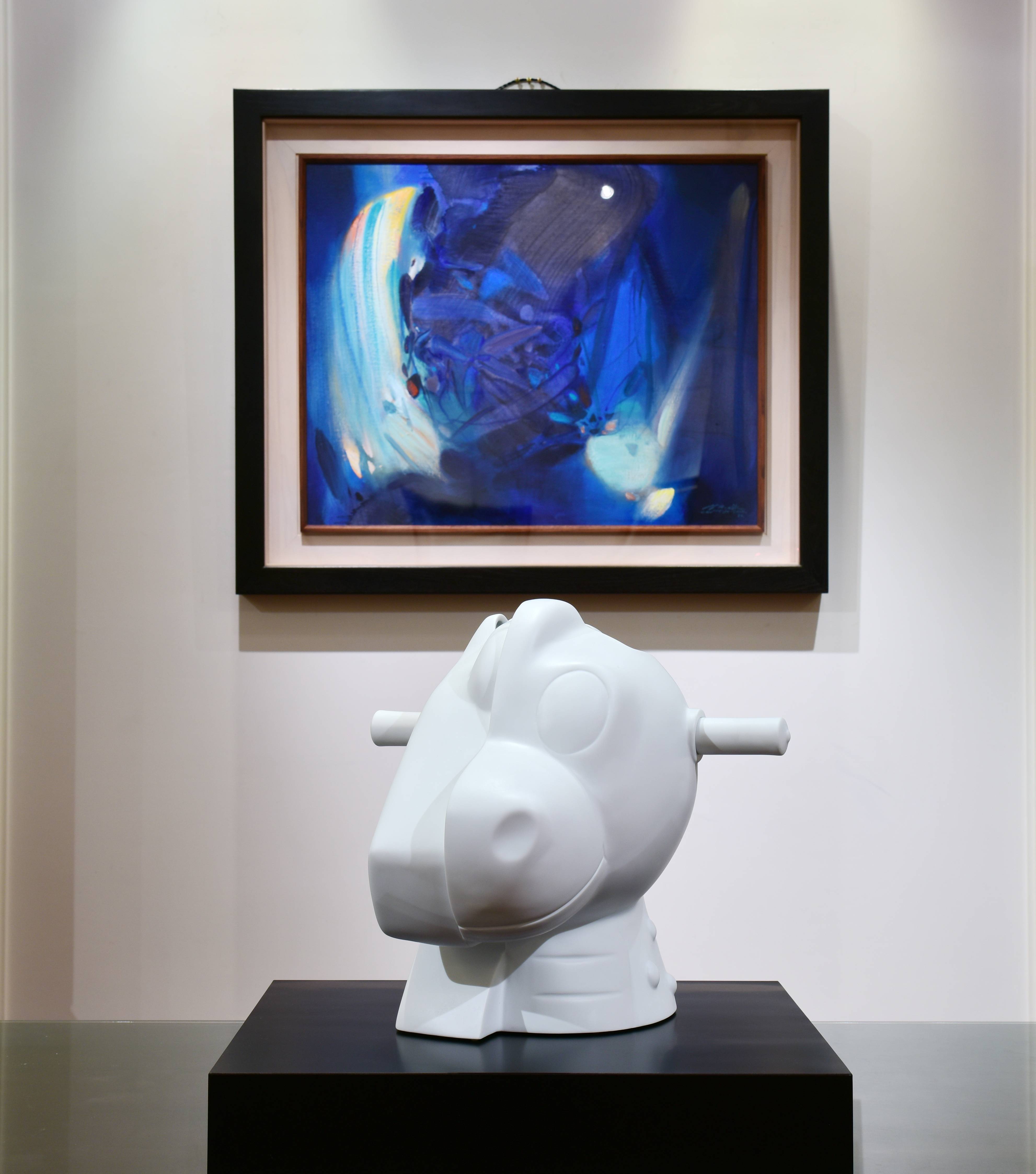 分裂的搖籃 Split Rocker|2013|白瓷|36x40x33 cm