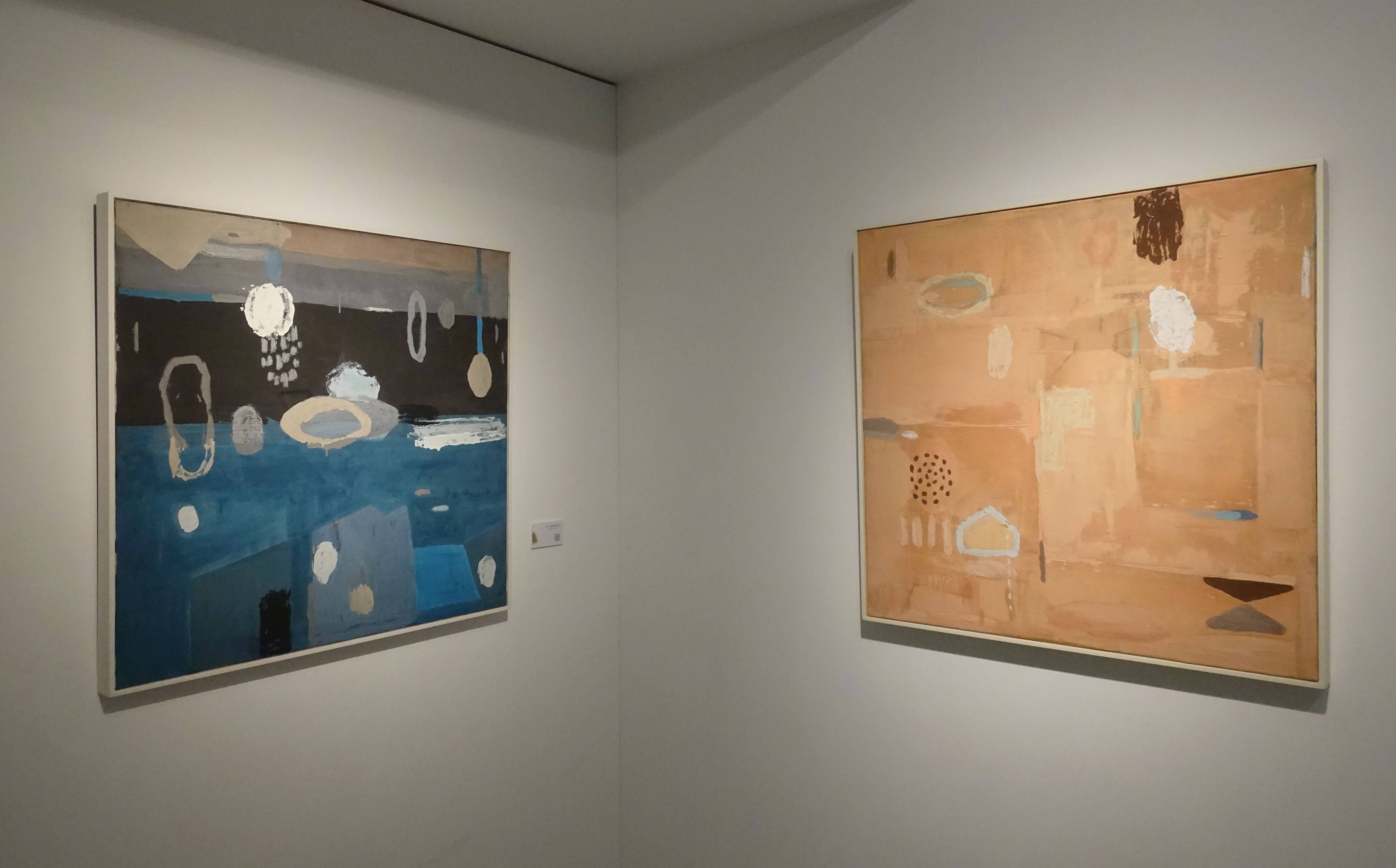 日升月鴻畫廊展出「如浮雲、如日光─黃小燕個展」現場一隅。 