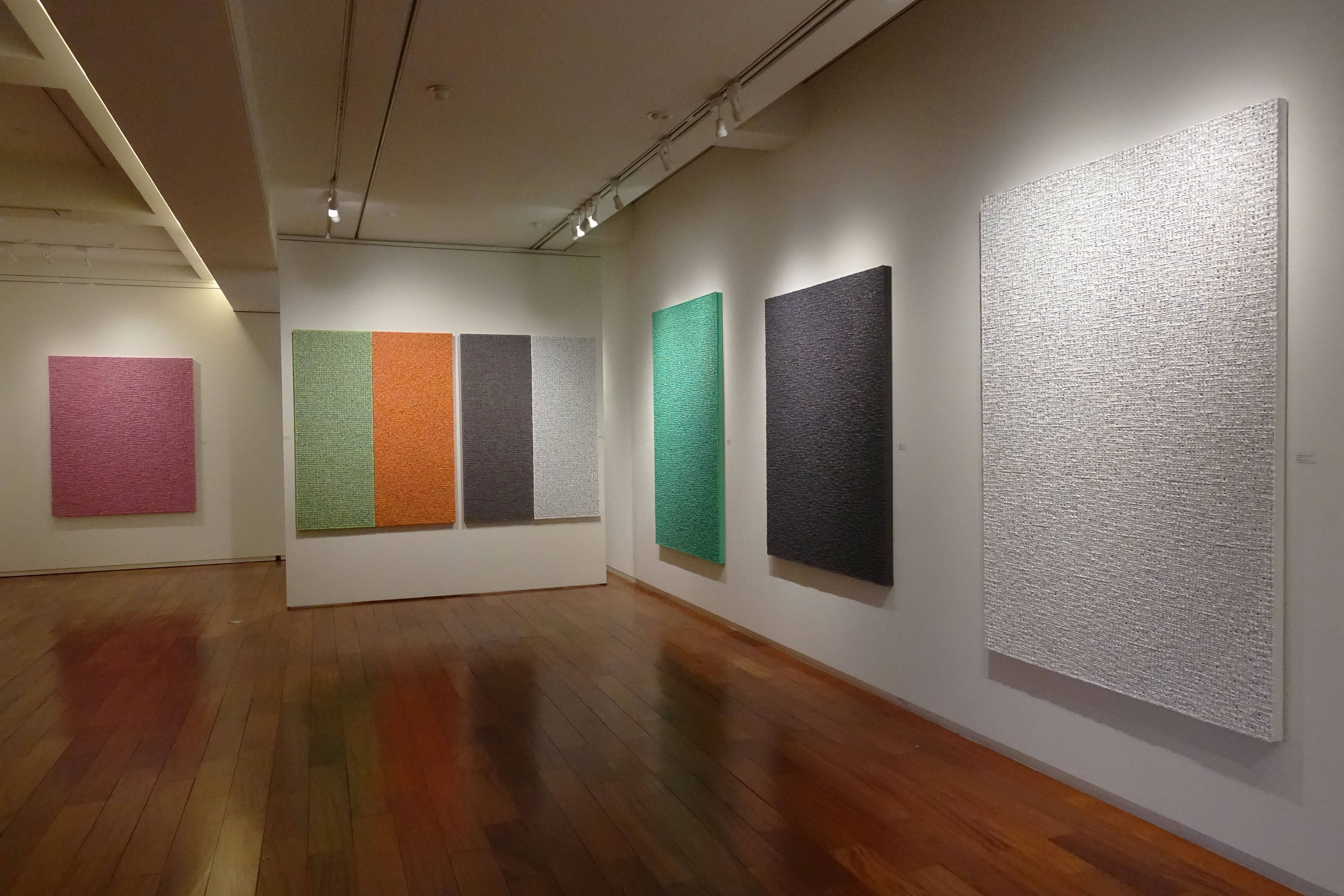 形而上畫廊展出「金泰浩-內在美學」系列作品現場一隅。