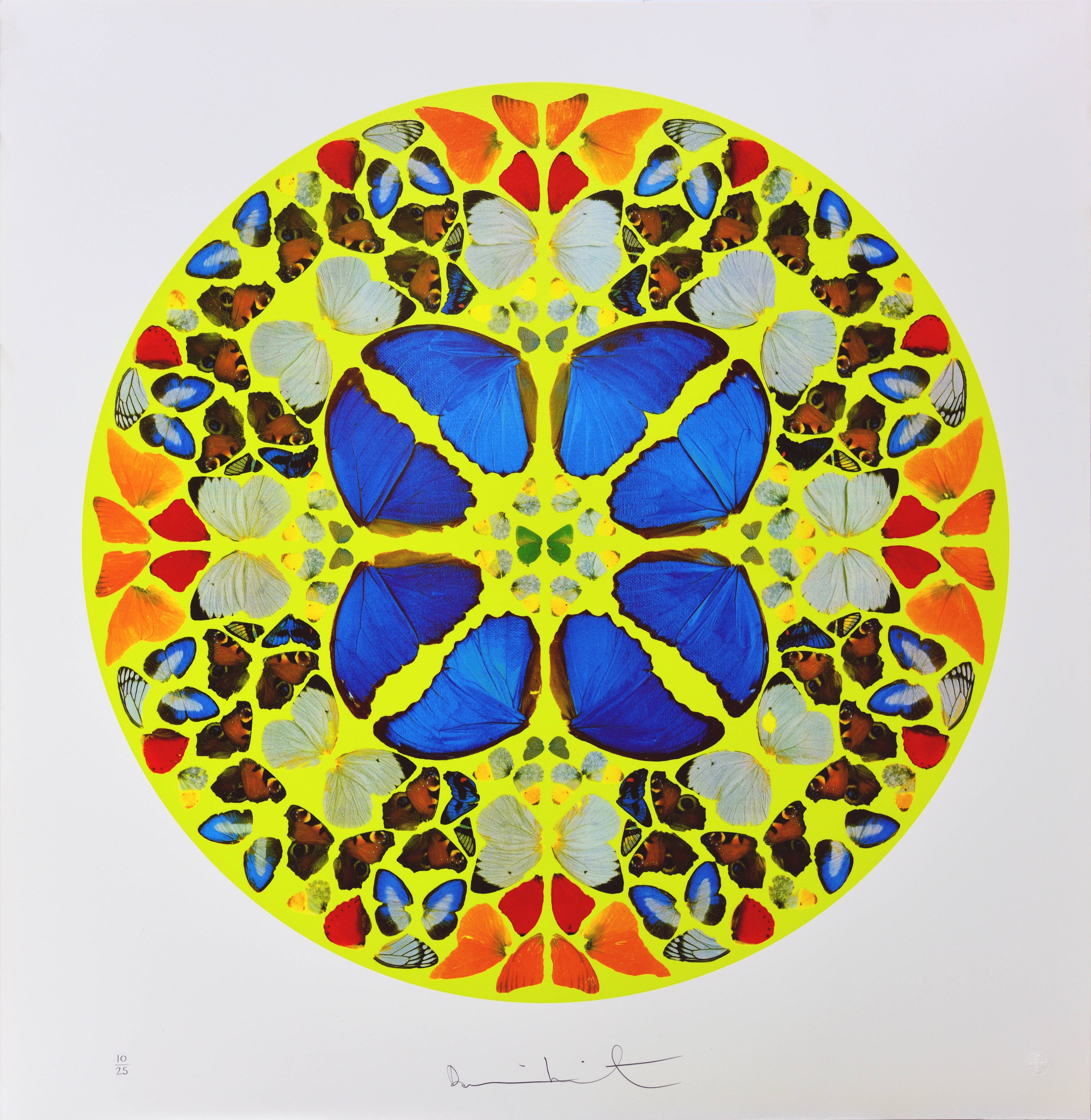Damien Hirst｜Psalm-Domine, Dominus Noster｜2010｜Silkprint｜74x71cm