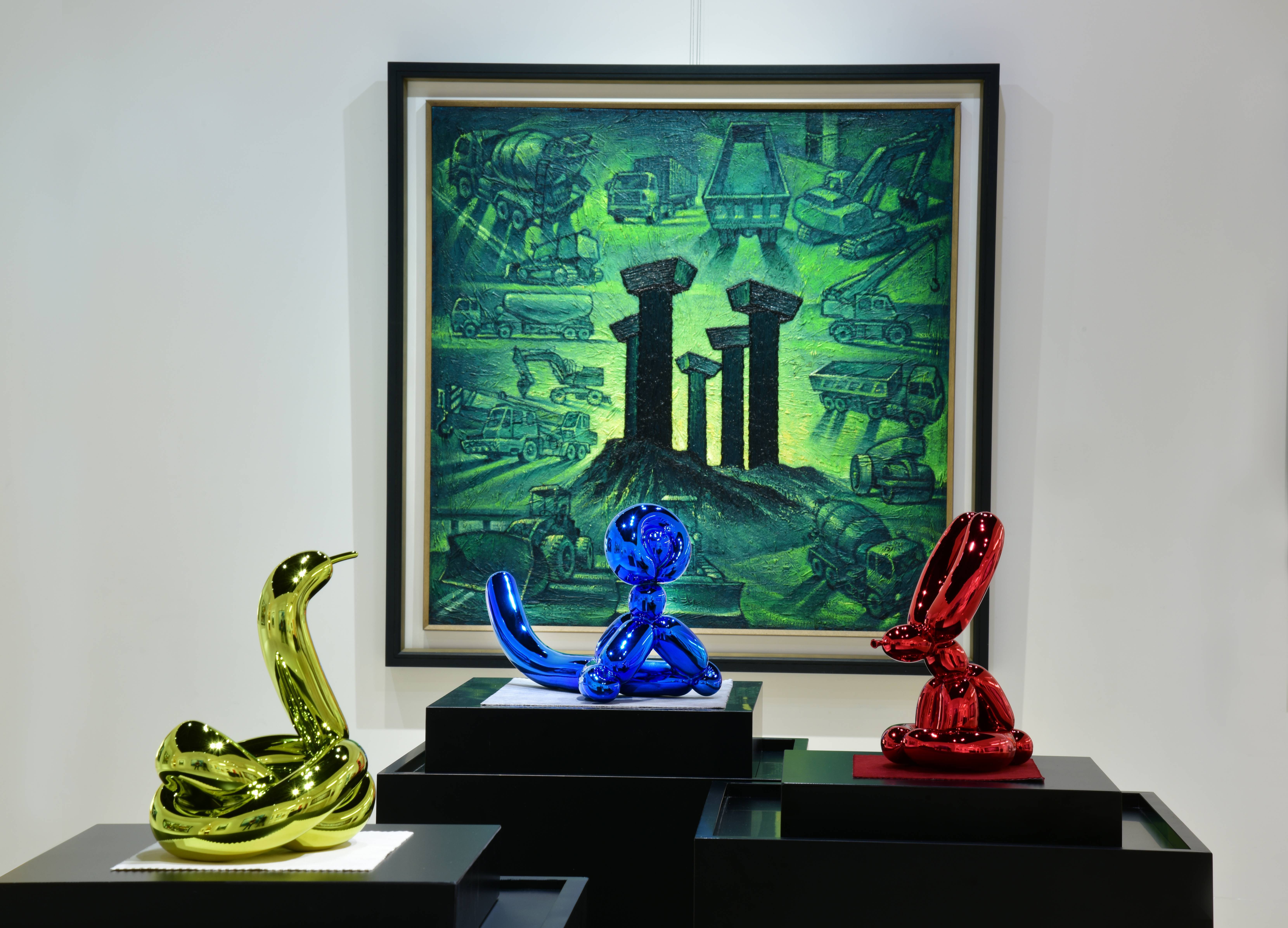 Jeff Koons 傑夫昆斯 氣球動物群組 2017 陶瓷 