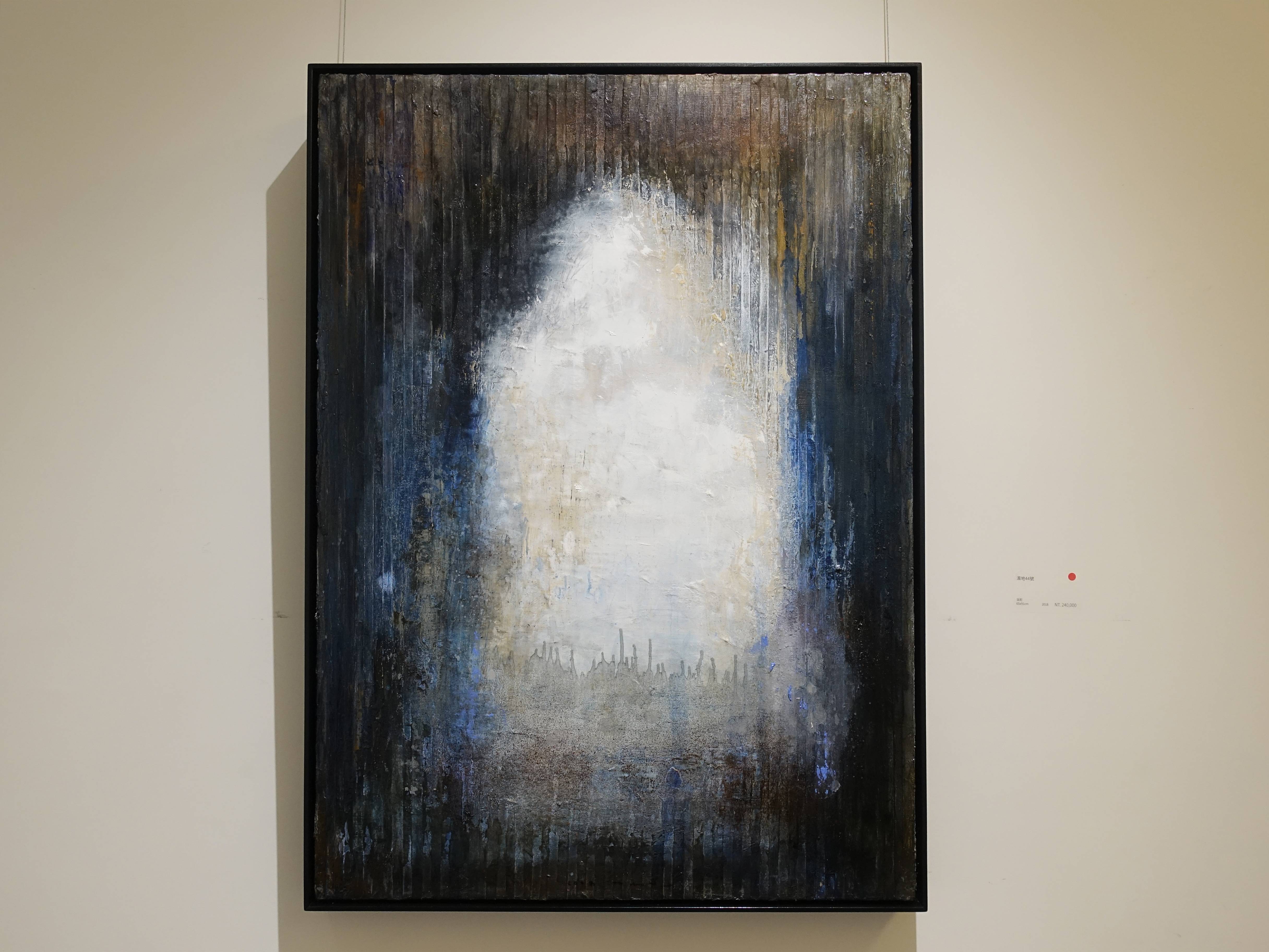 曾銘祥，《濕地44號》，油畫，2018。