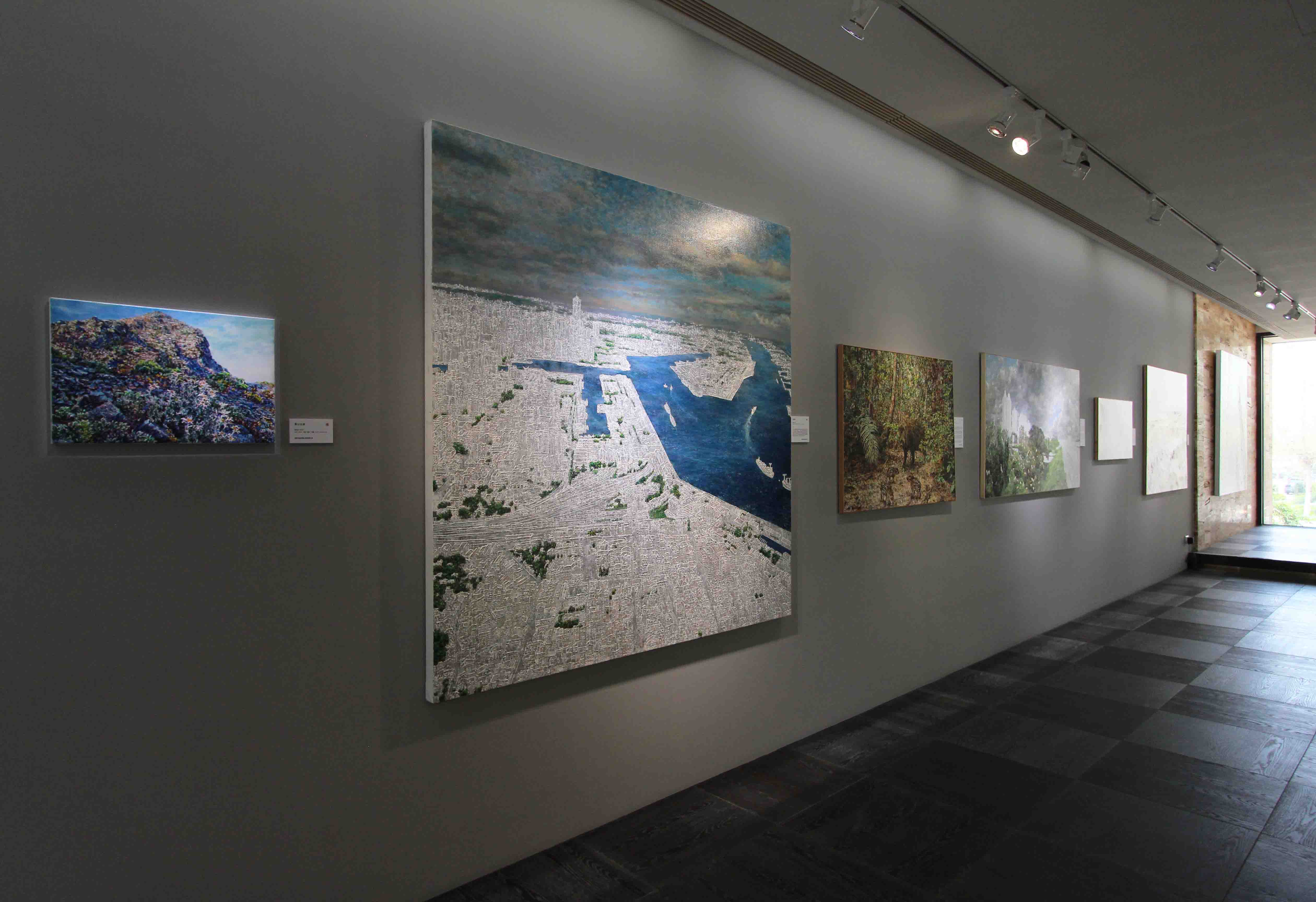 藝術家洪天宇作品於陸府植深館二樓空間展示。