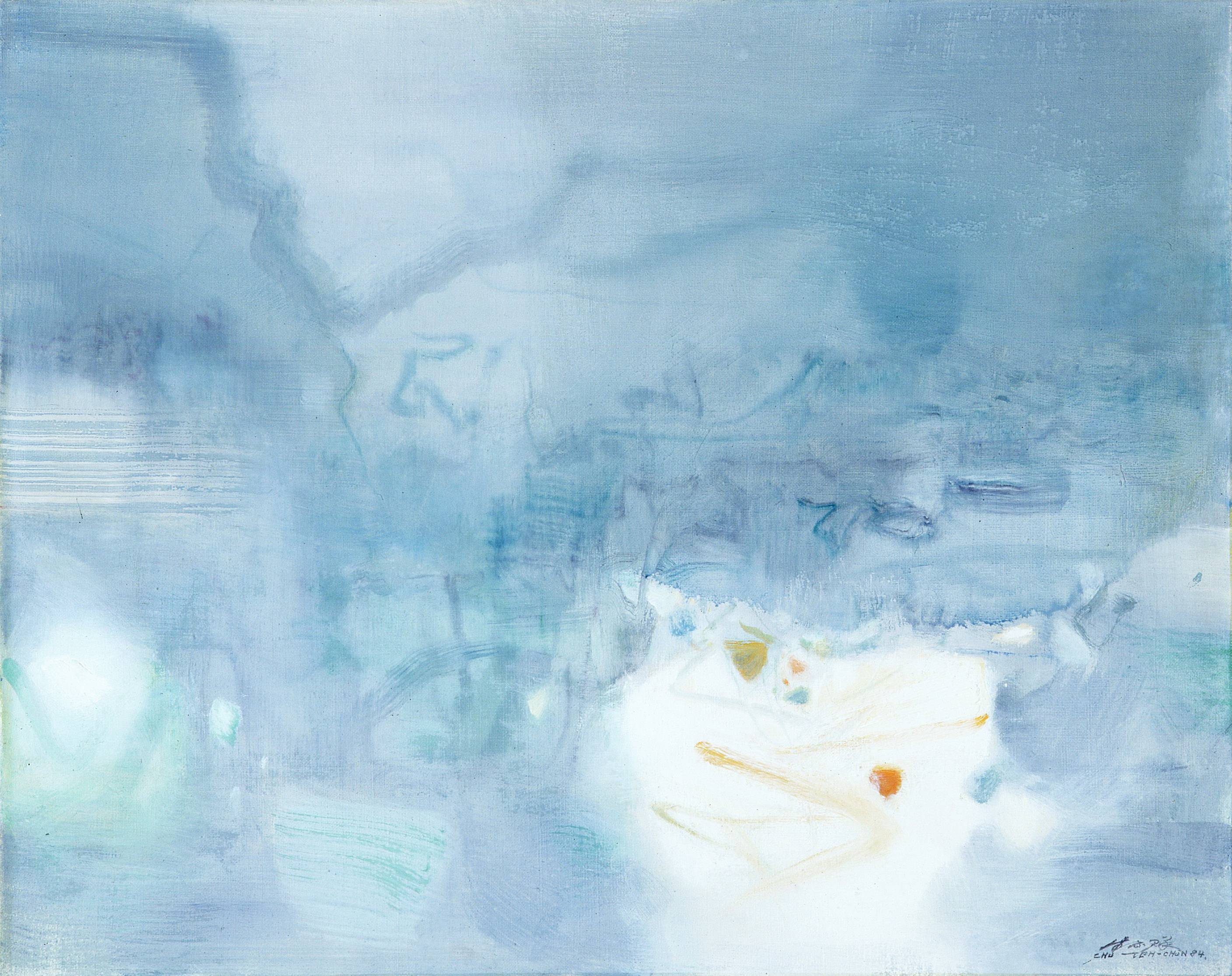 朱德群|願喜悅常在|1984|油彩|65x80cm