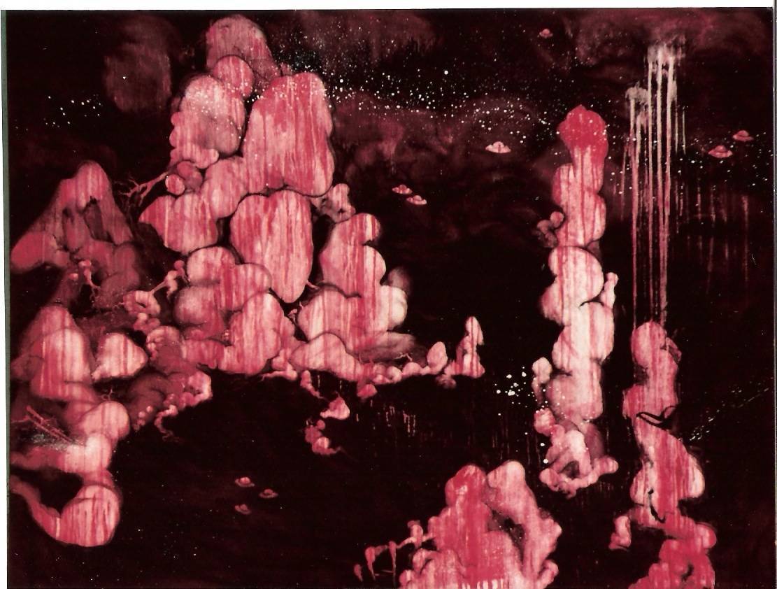 常陵|五花肉-肉山水-霜降八月|2007|油彩|112x145.5cm