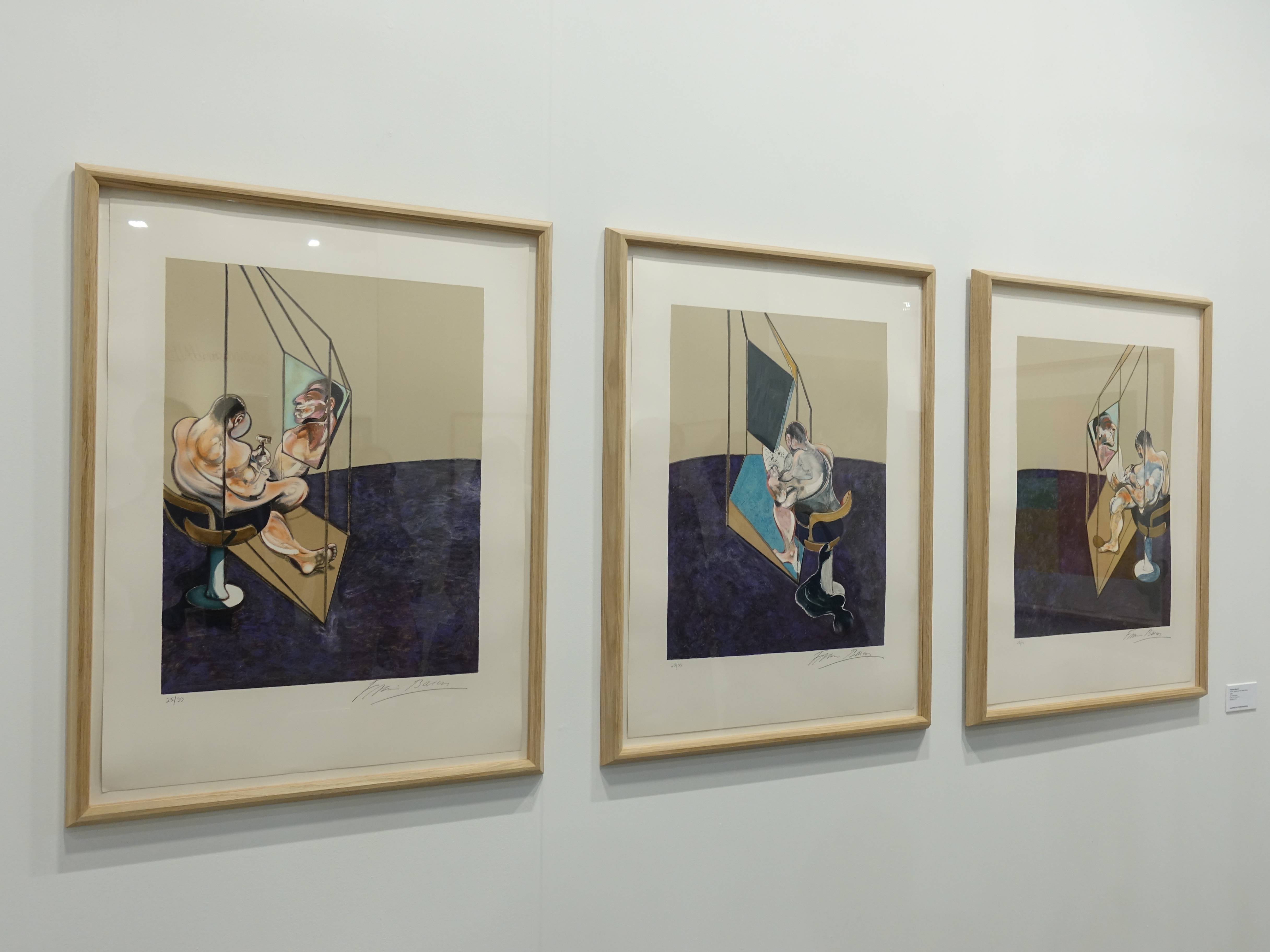 Lelong畫廊展出藝術家法蘭西斯培根作品。