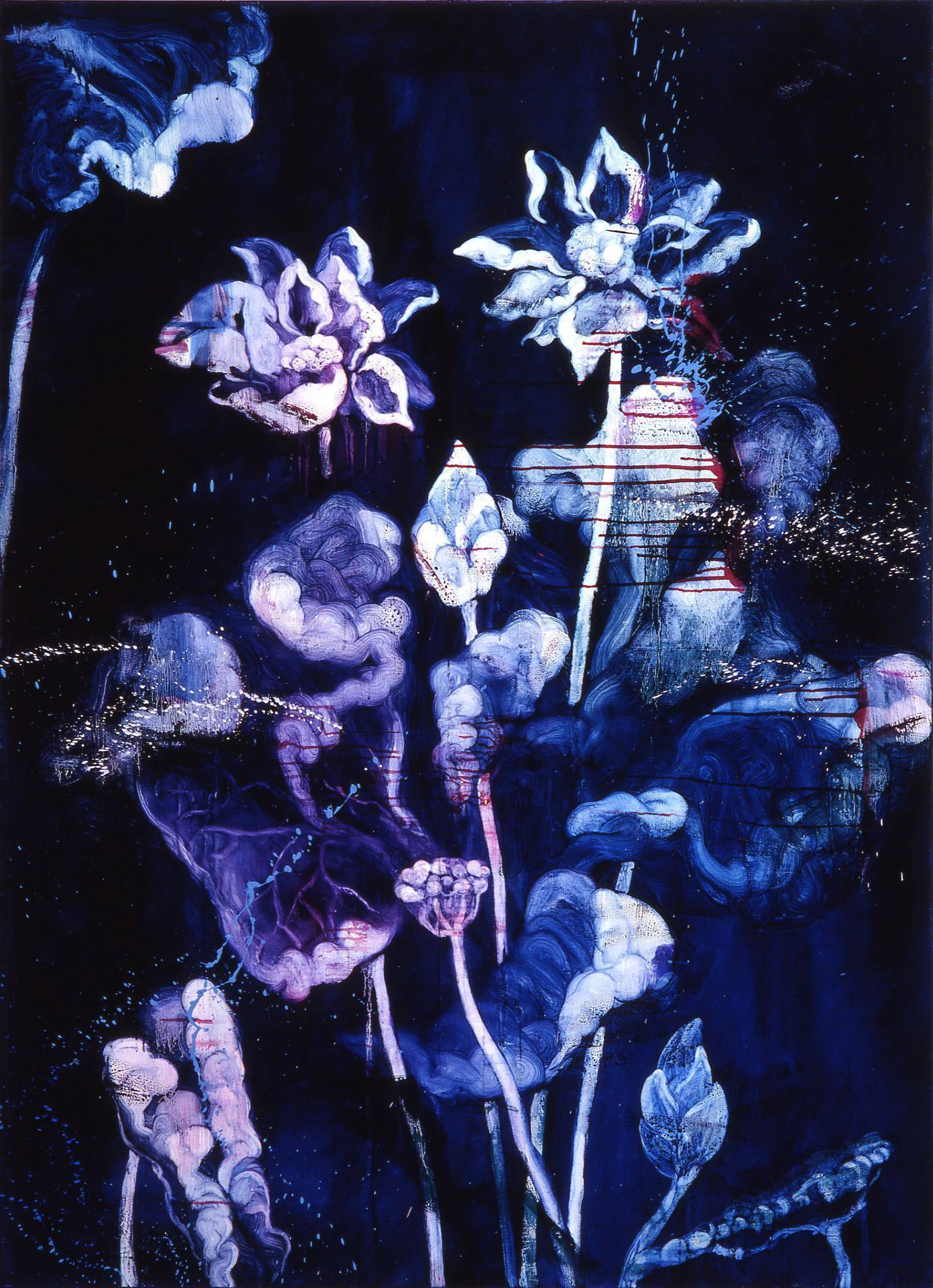 常陵|五花肉系列-肉宗教-小荷圖|2010|油彩|163x118cm