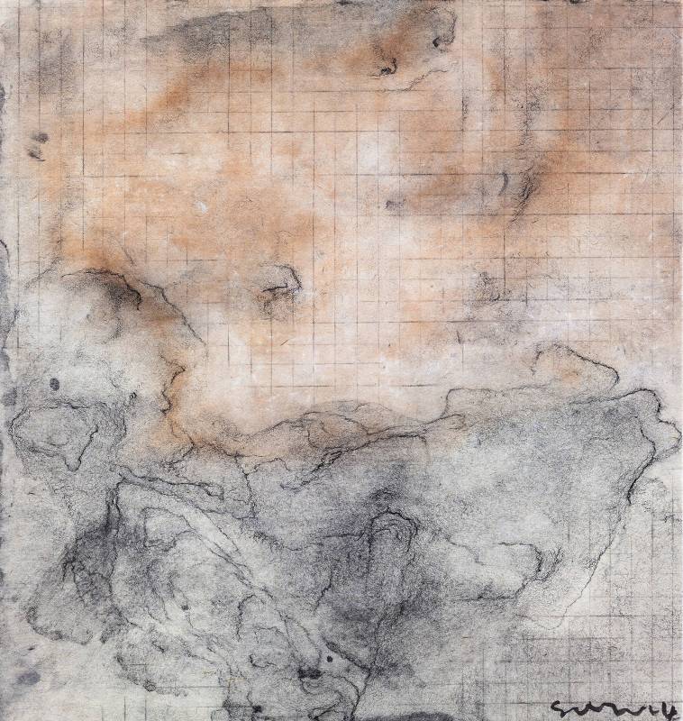 山刋之五 Mountain Imprint Ⅴ	纸本水墨 Ink on Paper	32.7×34.5cm	2016