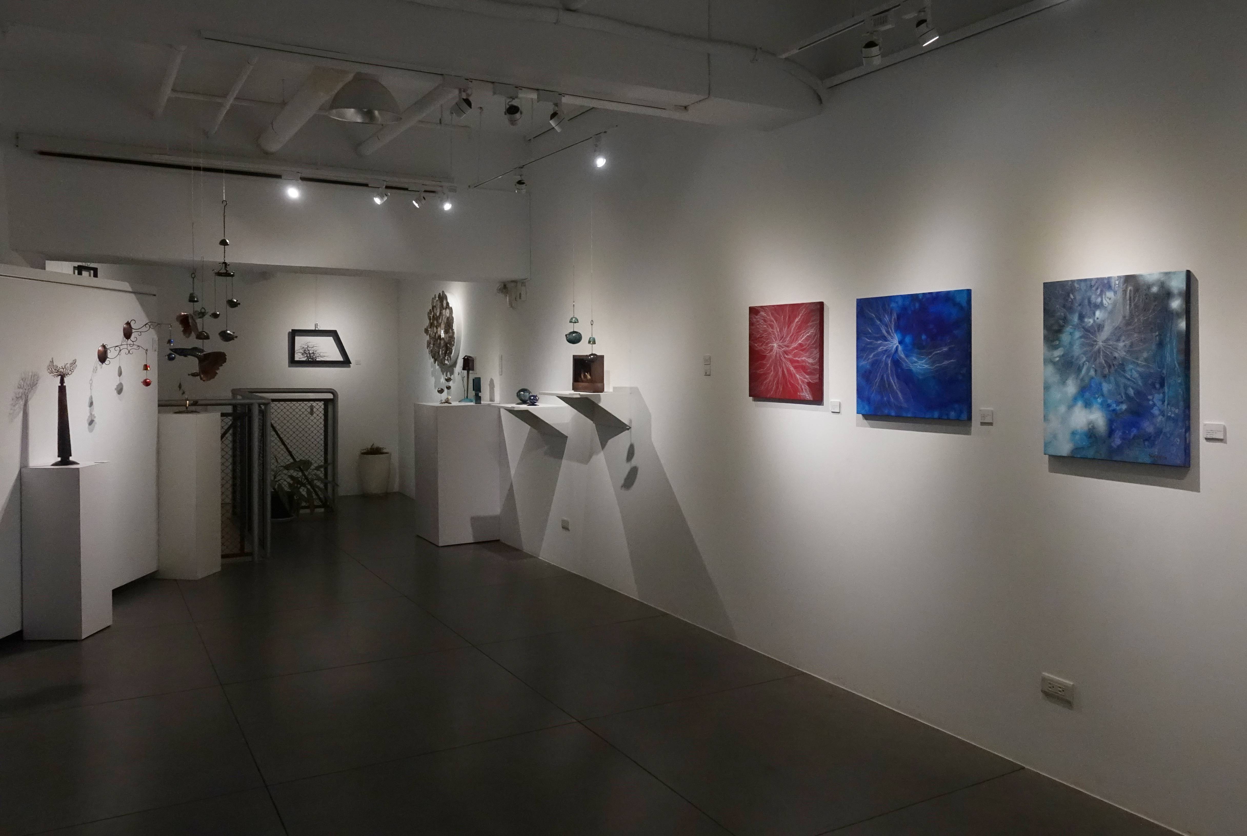 CC Gallery【秘境自然 韓國藝術家聯展】展覽現場一隅。