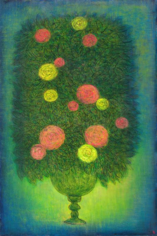 生命之花-2 Blossoms of Life-2 180x120cm 油畫、畫布 Oil on canvas 2018