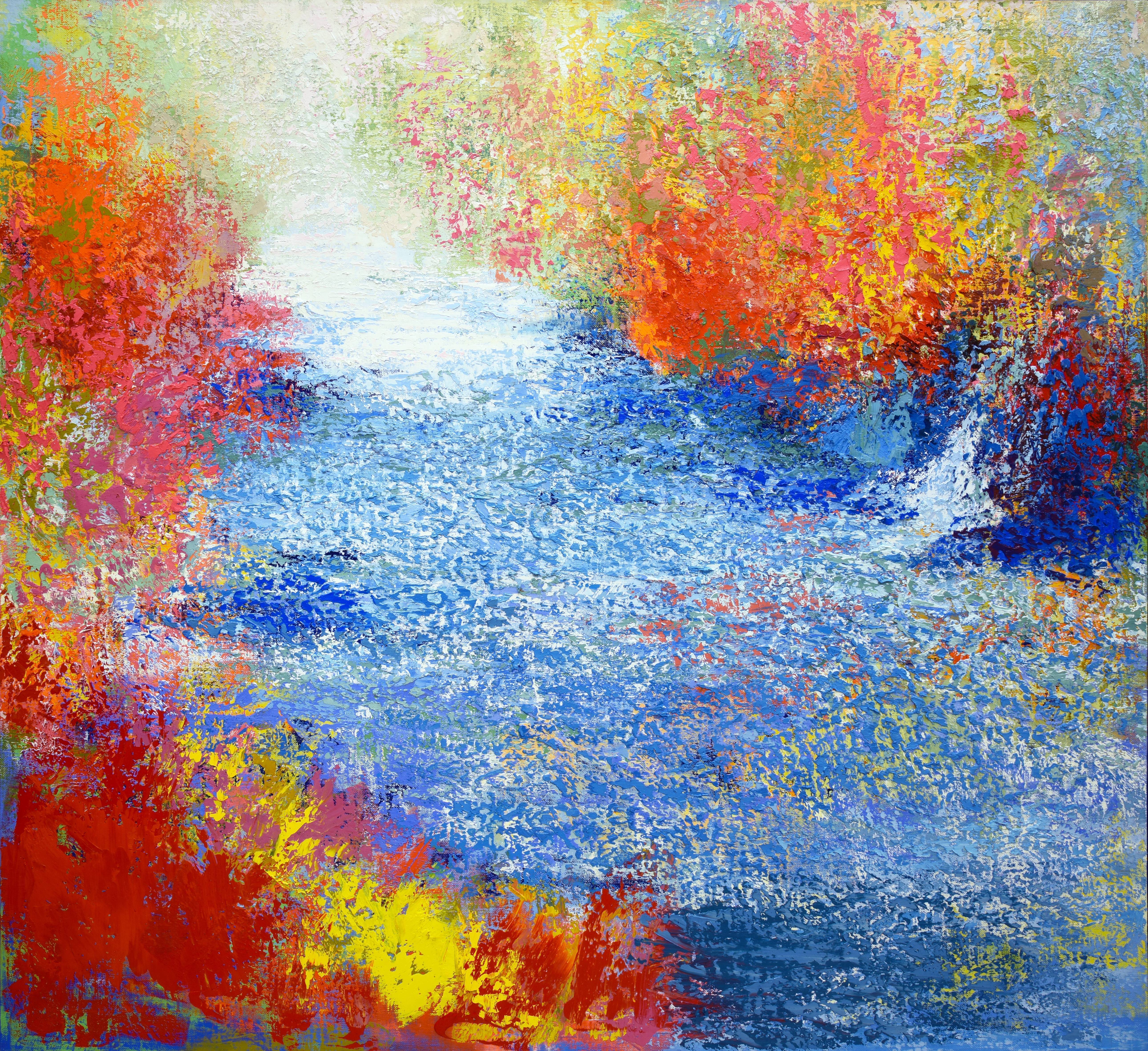 林俊慧|青山綠水|2016|油彩|222x243cm