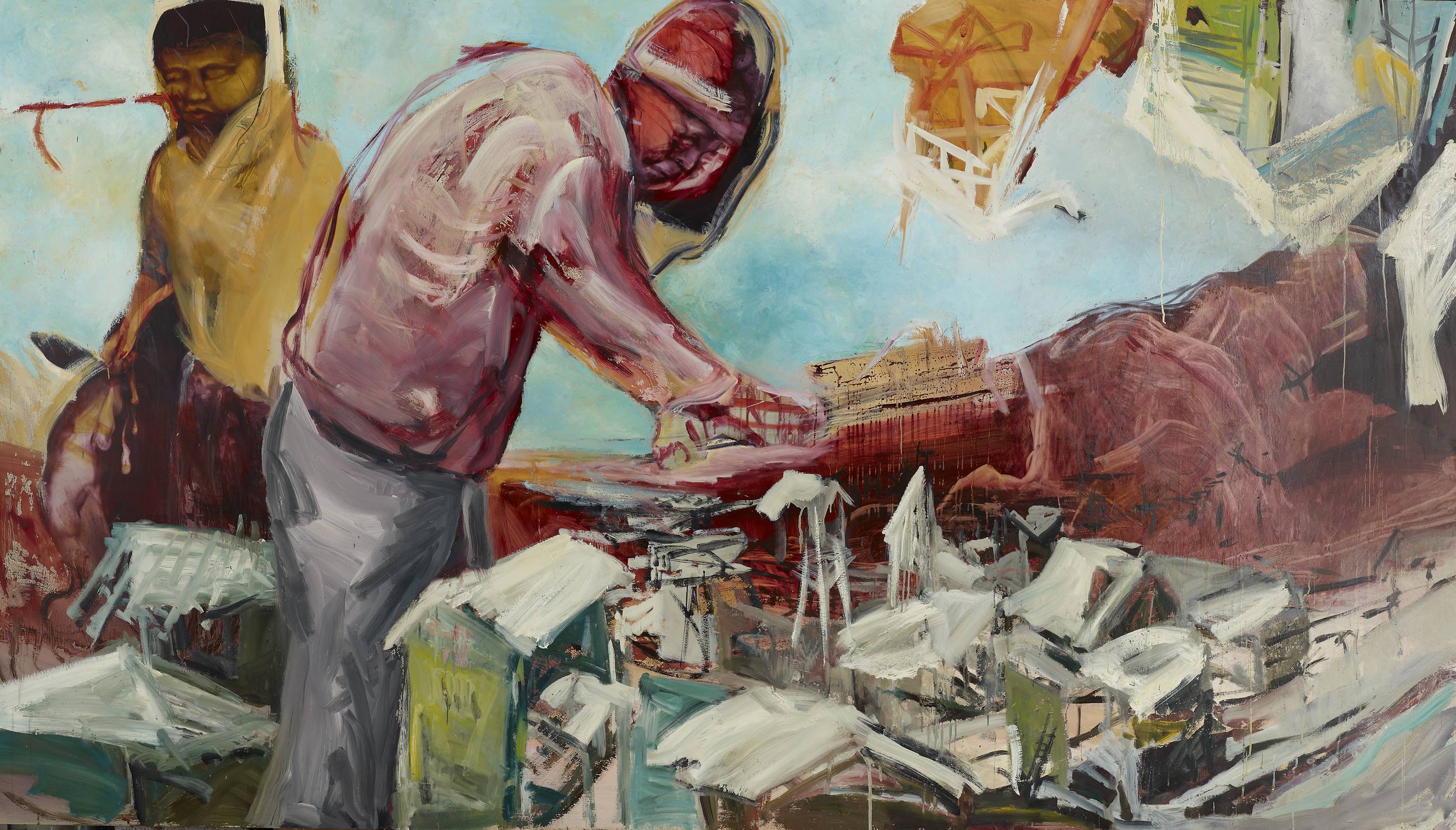 常陵|大玄玄社會-page 7|2012|油彩|185x326cm