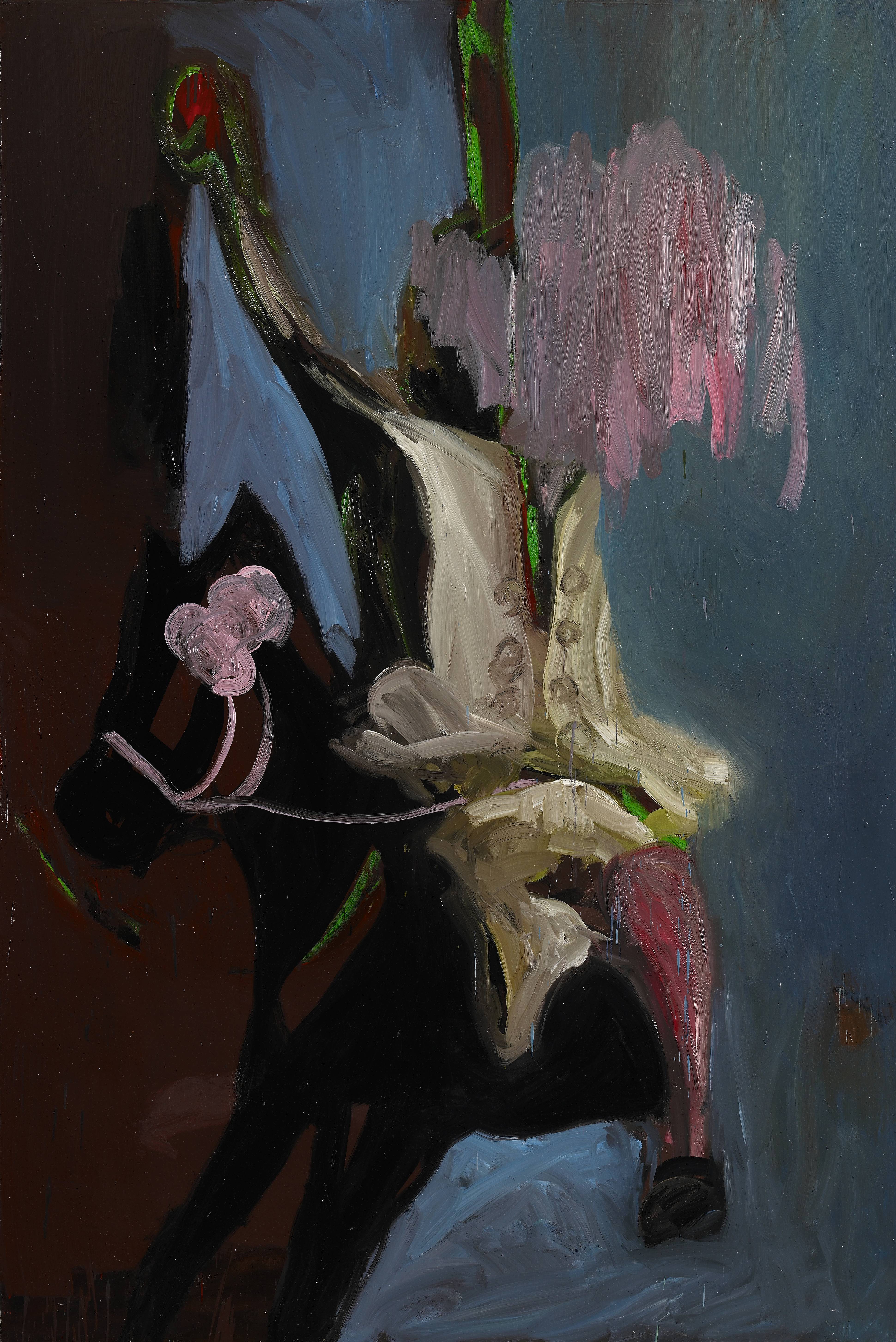 常陵|大玄玄社會-轉木馬|2013|油彩|190×130cm