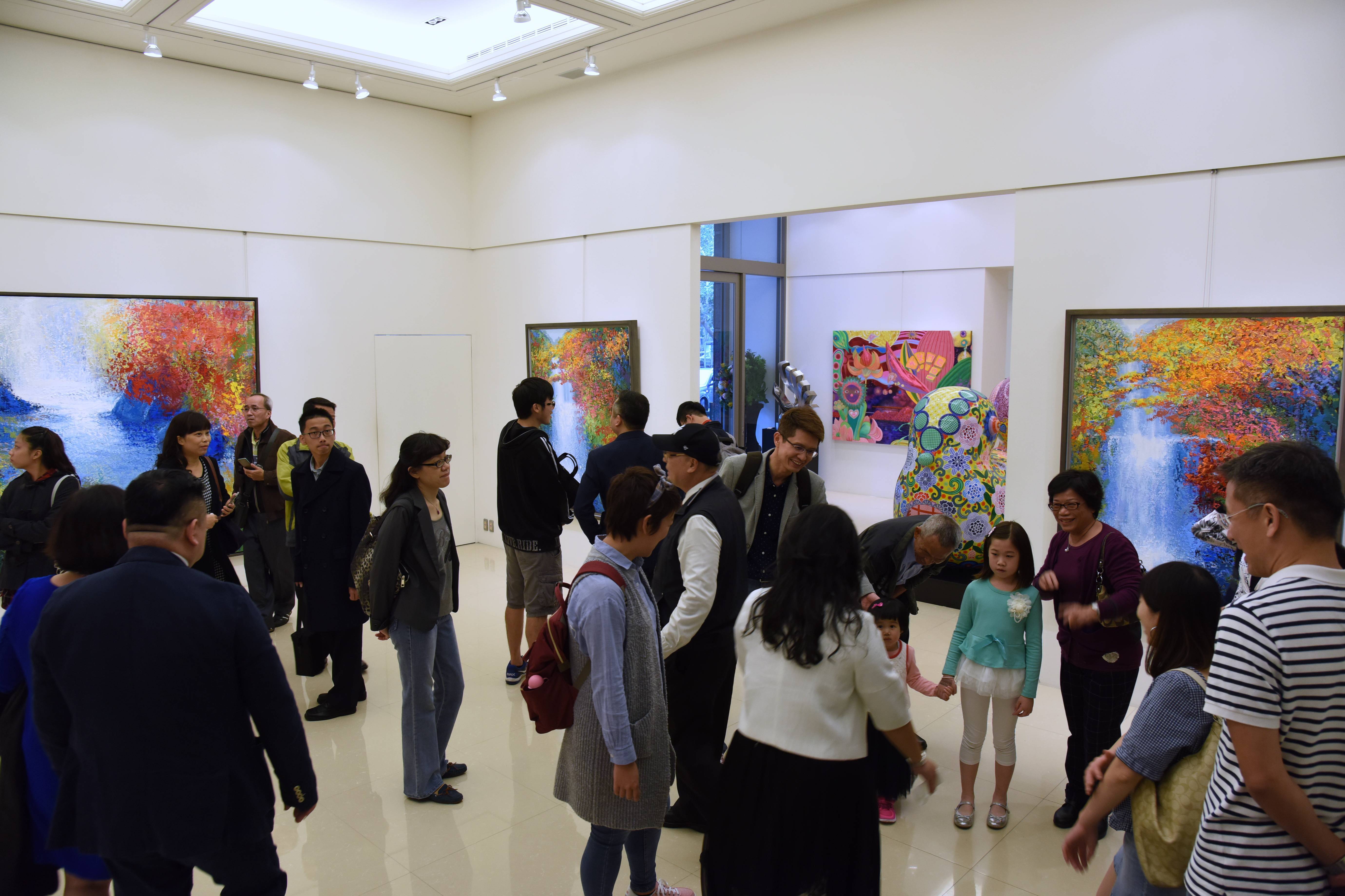 「水系列」開幕現場