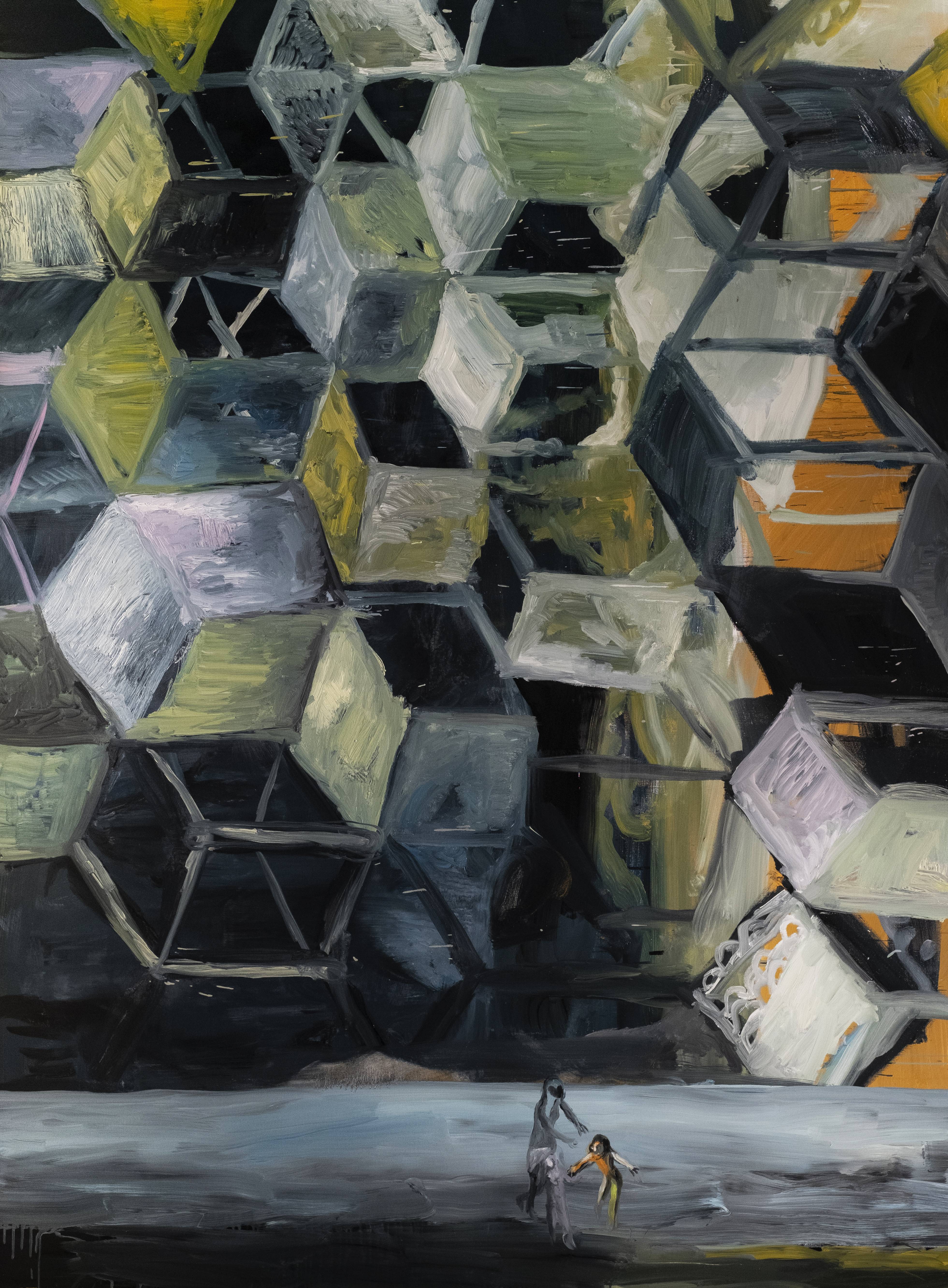 常陵｜大玄玄社會－菱形星空｜2019｜油彩｜260x195cm