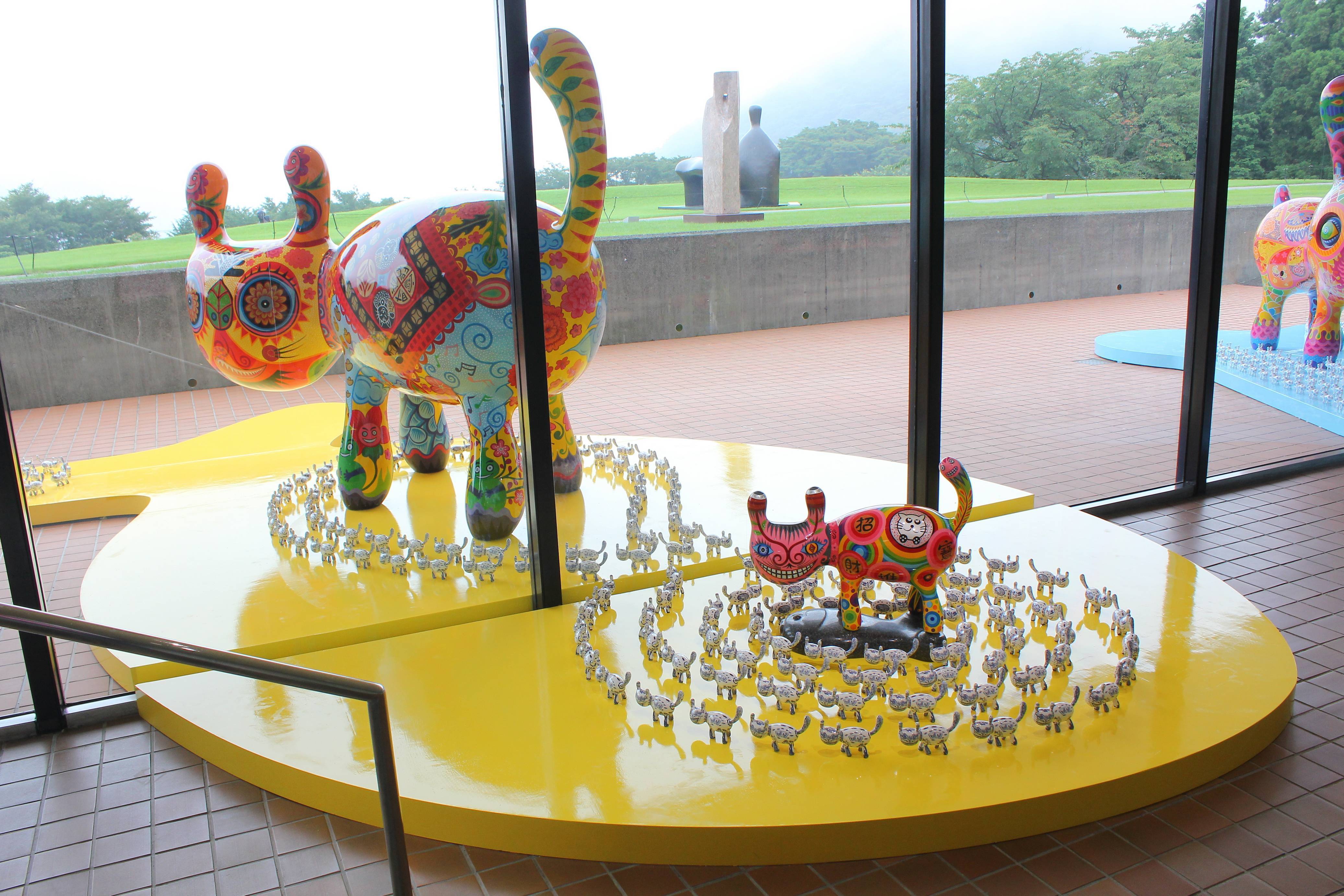 雕刻之森戶外與室內布置呈現呼應與對話