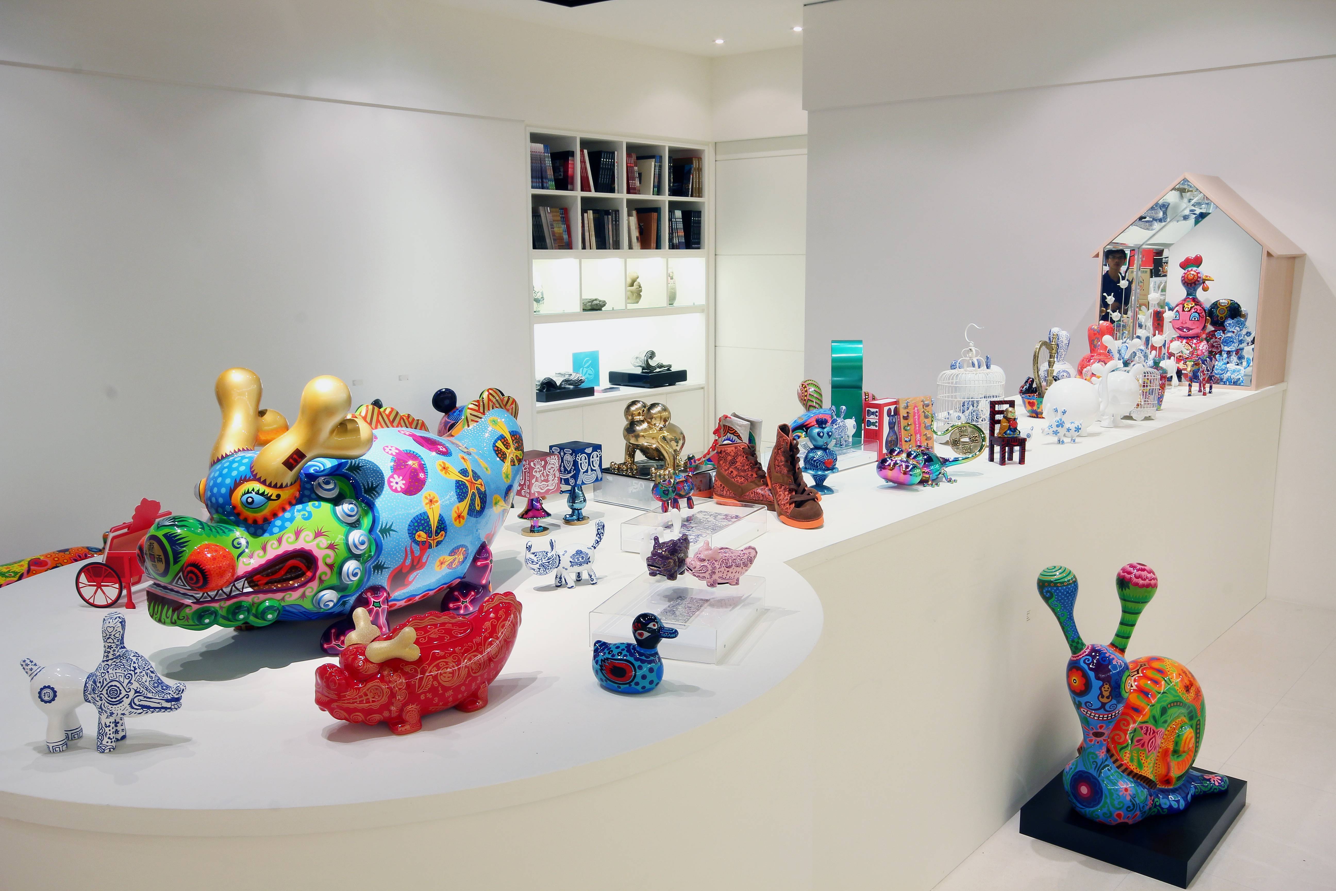 洪易2011個展「生藝興隆」現場。