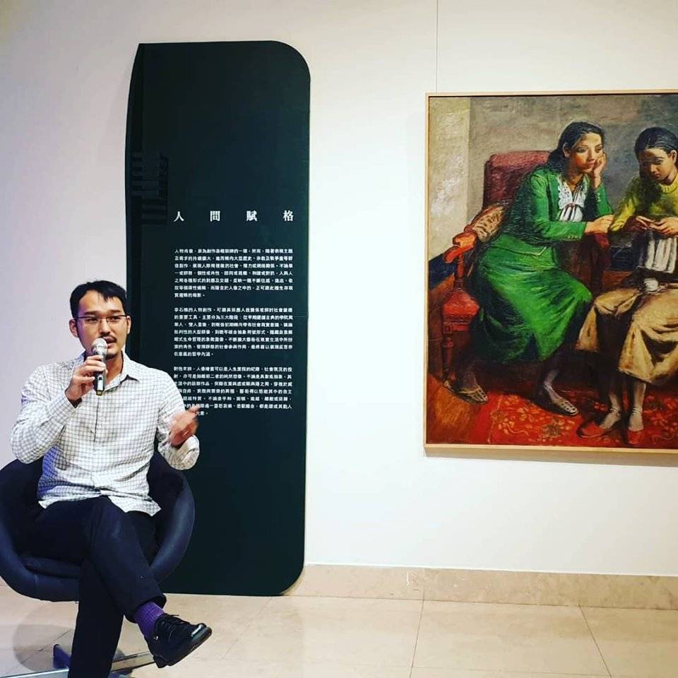 印象畫廊藝術總監歐士豪於開幕座談會分享
