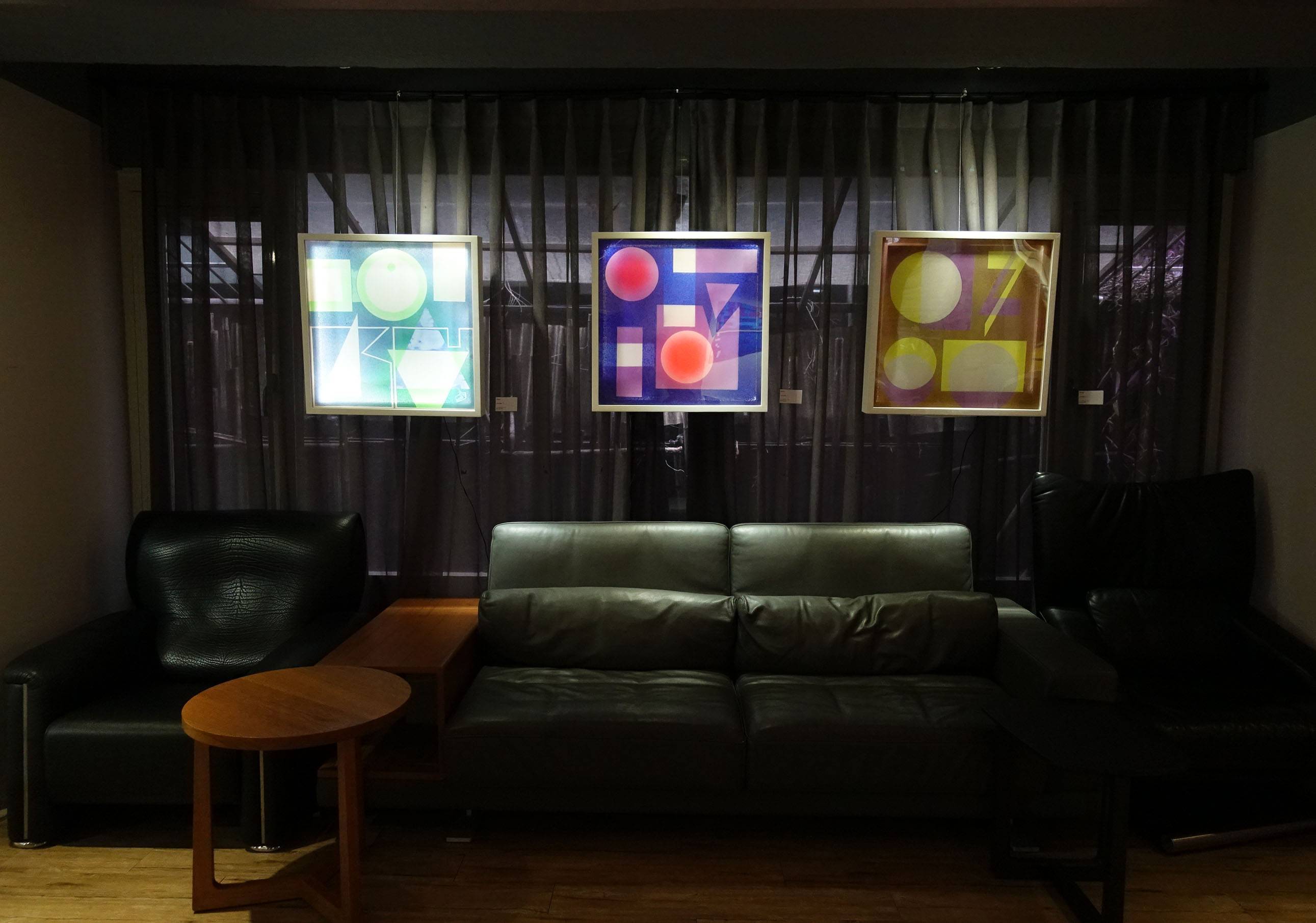 湯雅璇，《分解・構織》系列作品於In Live藝術空間現場展出。
