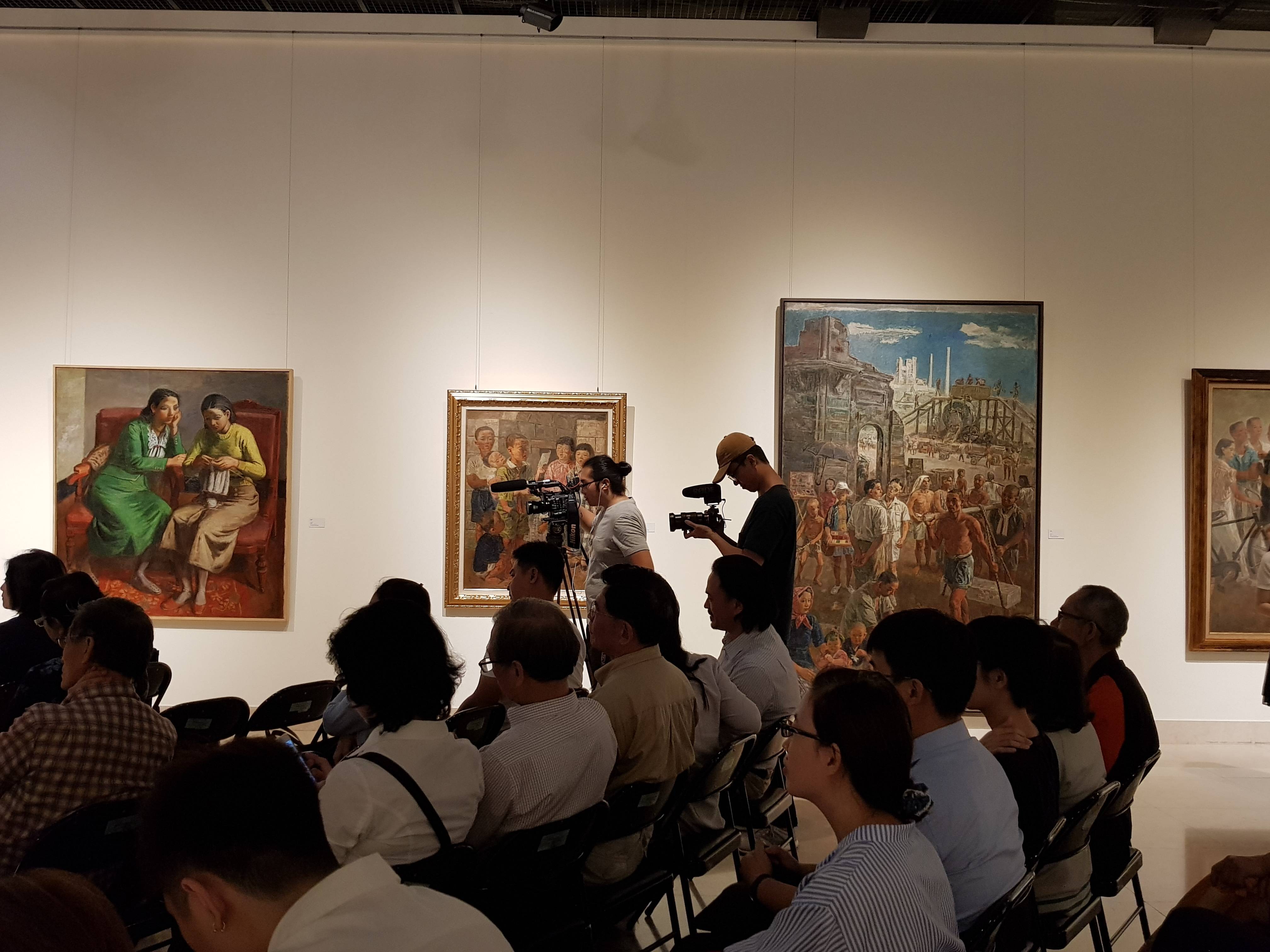 開幕時刻，媒體記者攝影畫面