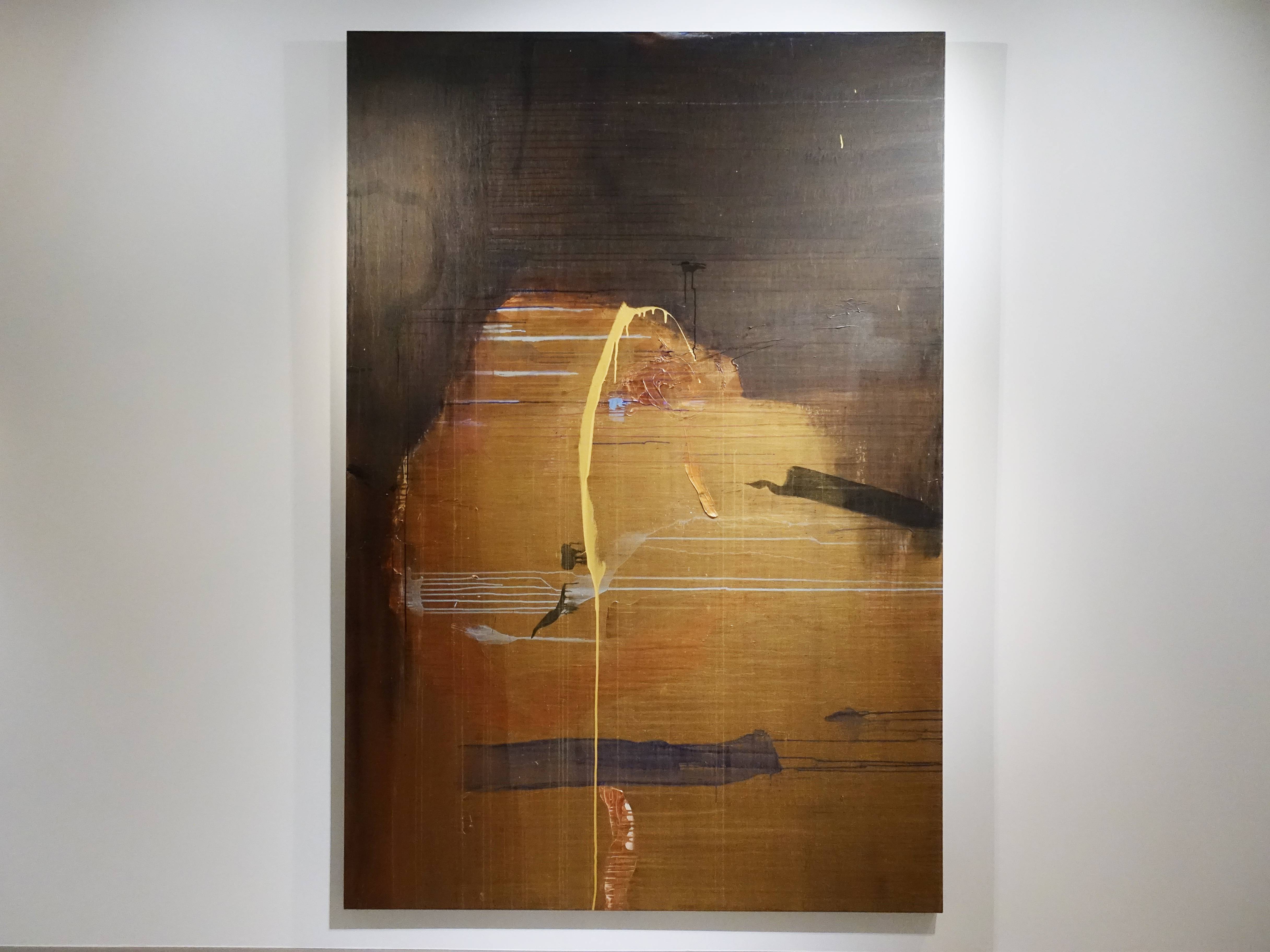 林鴻文，《研立》，250 x 171 cm，壓克力顏料、畫布，2018。