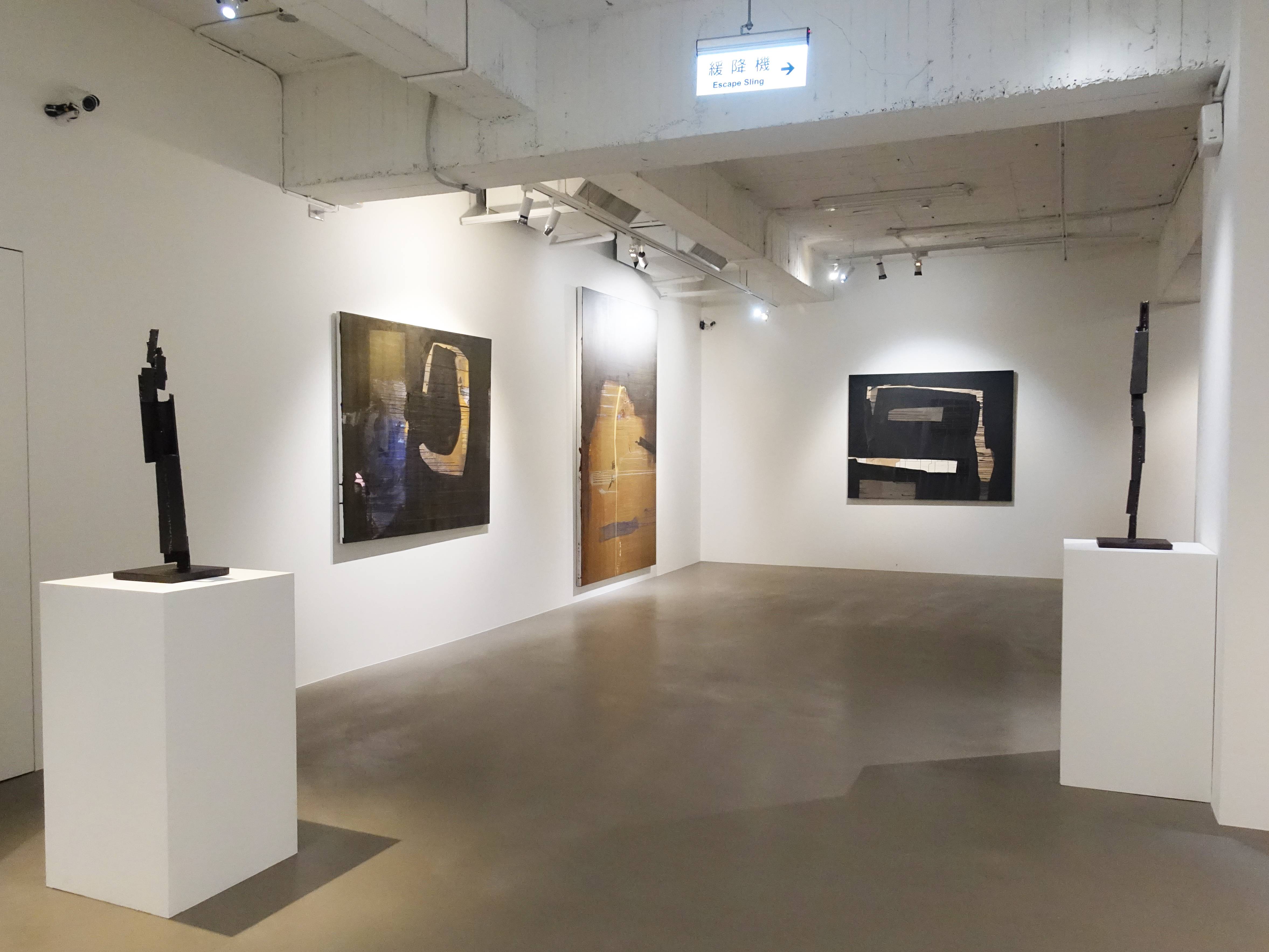 非畫廊2019林鴻文作品展《然之後》展覽現場。