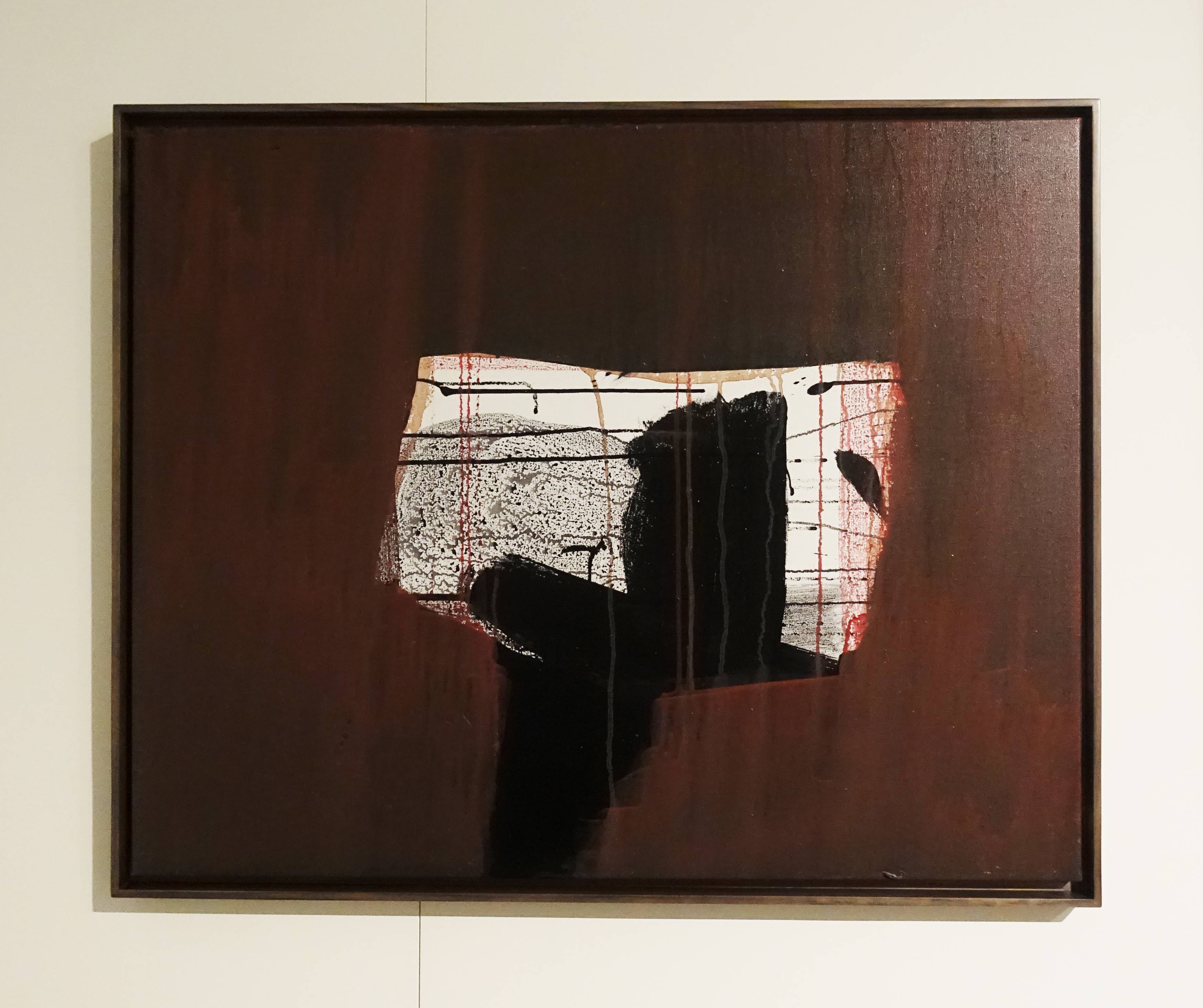 林鴻文，《後》，72 x 91 cm，壓克力顏料、畫布，2018。