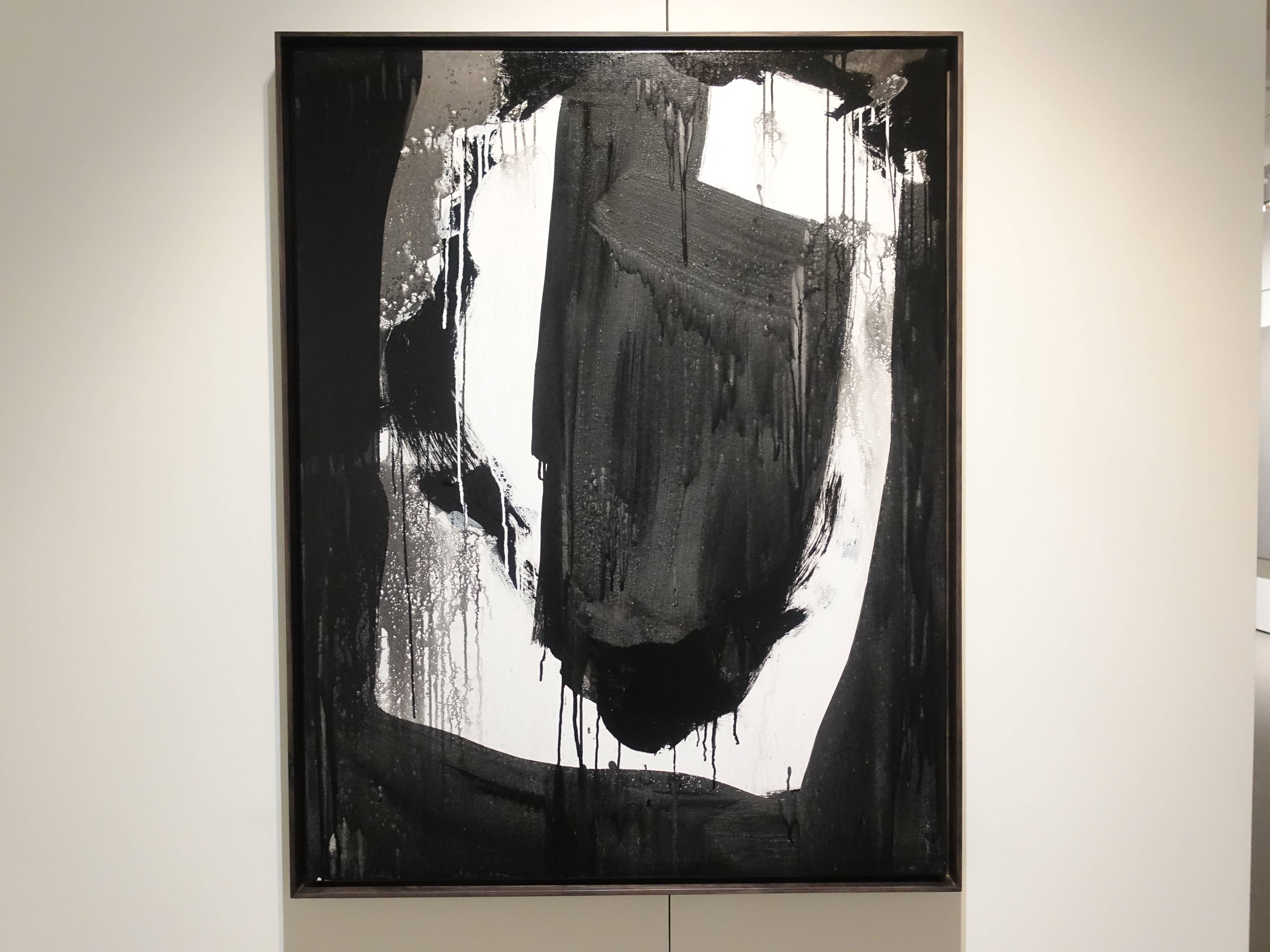 林鴻文，《換持》，117 x 91 cm，壓克力顏料、畫布，2019。