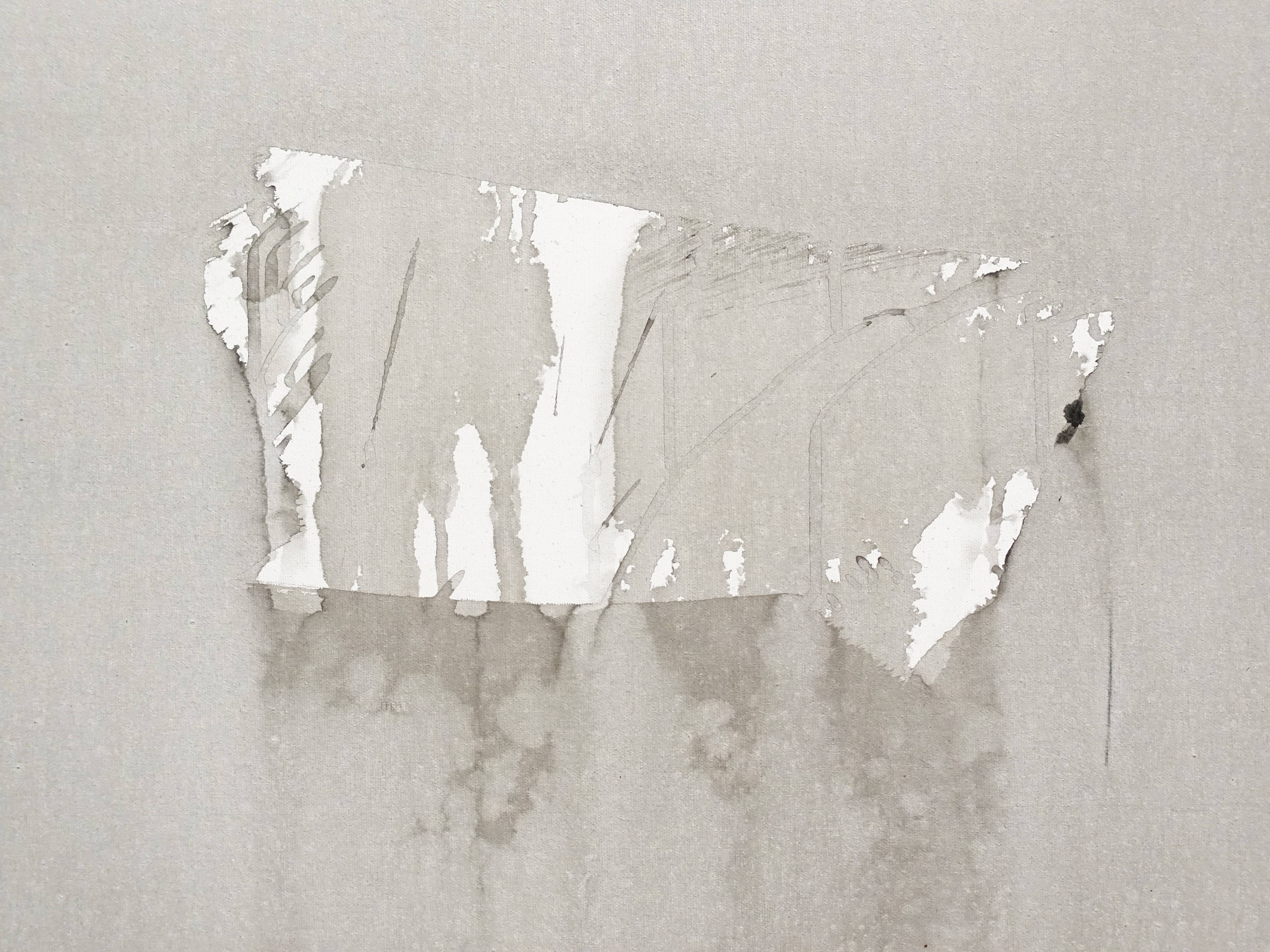 林鴻文，《玄化》細節，170 x 300 cm，壓克力顏料、畫布，2019。