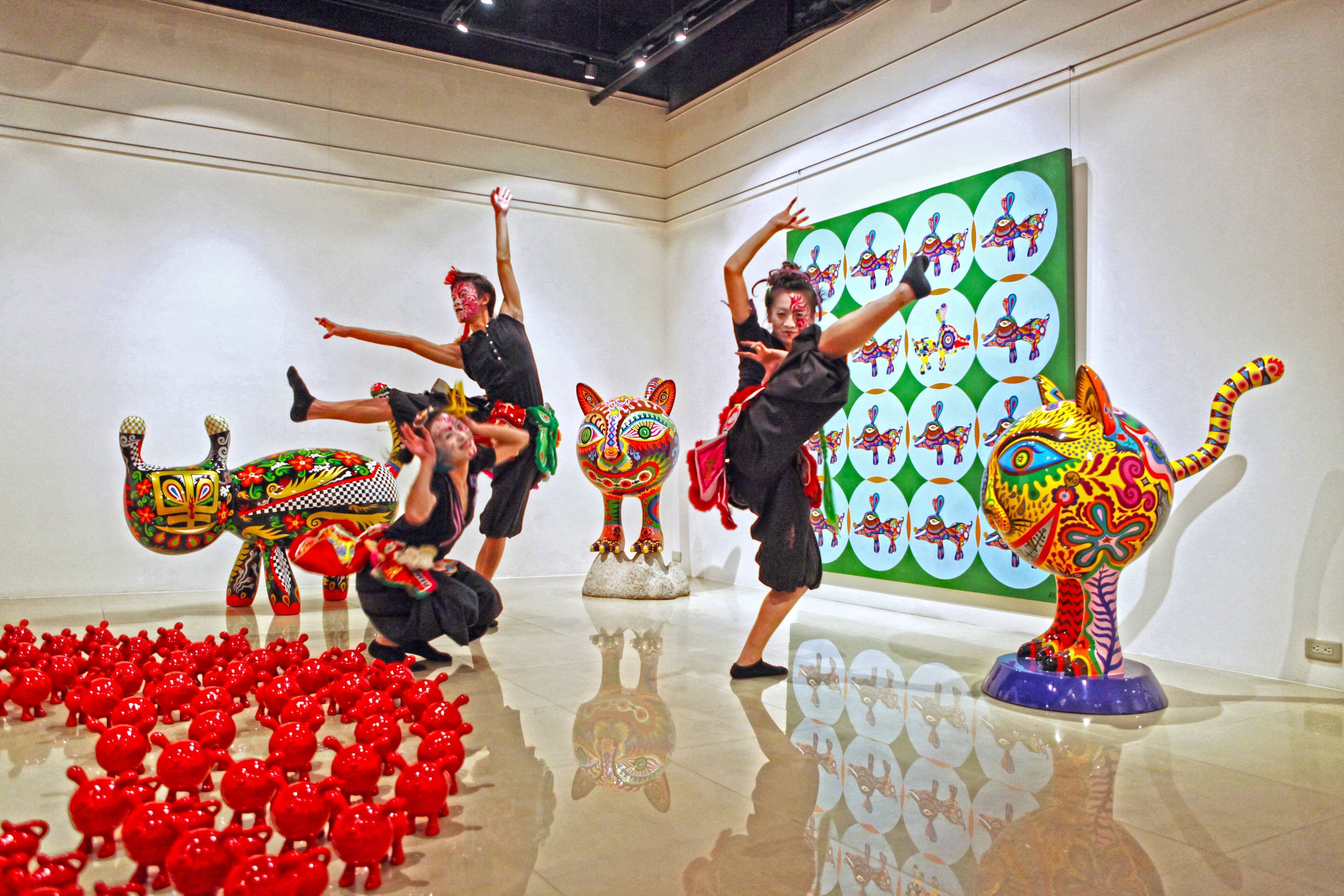 現場表演為開幕增添不少生動活潑色彩。