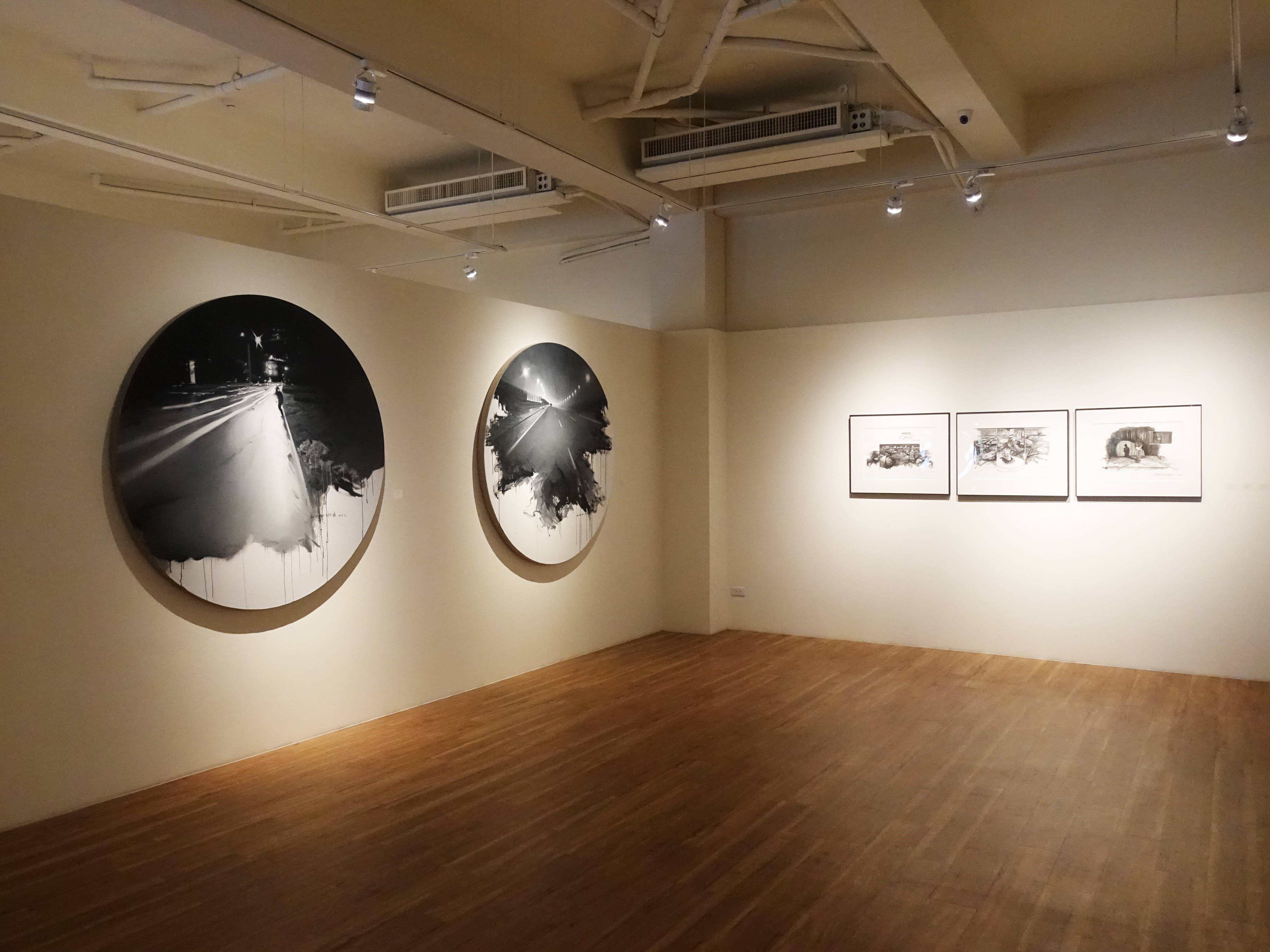 甘樂阿舍美術館劉芯濤個展《盜夢者》展覽空間。