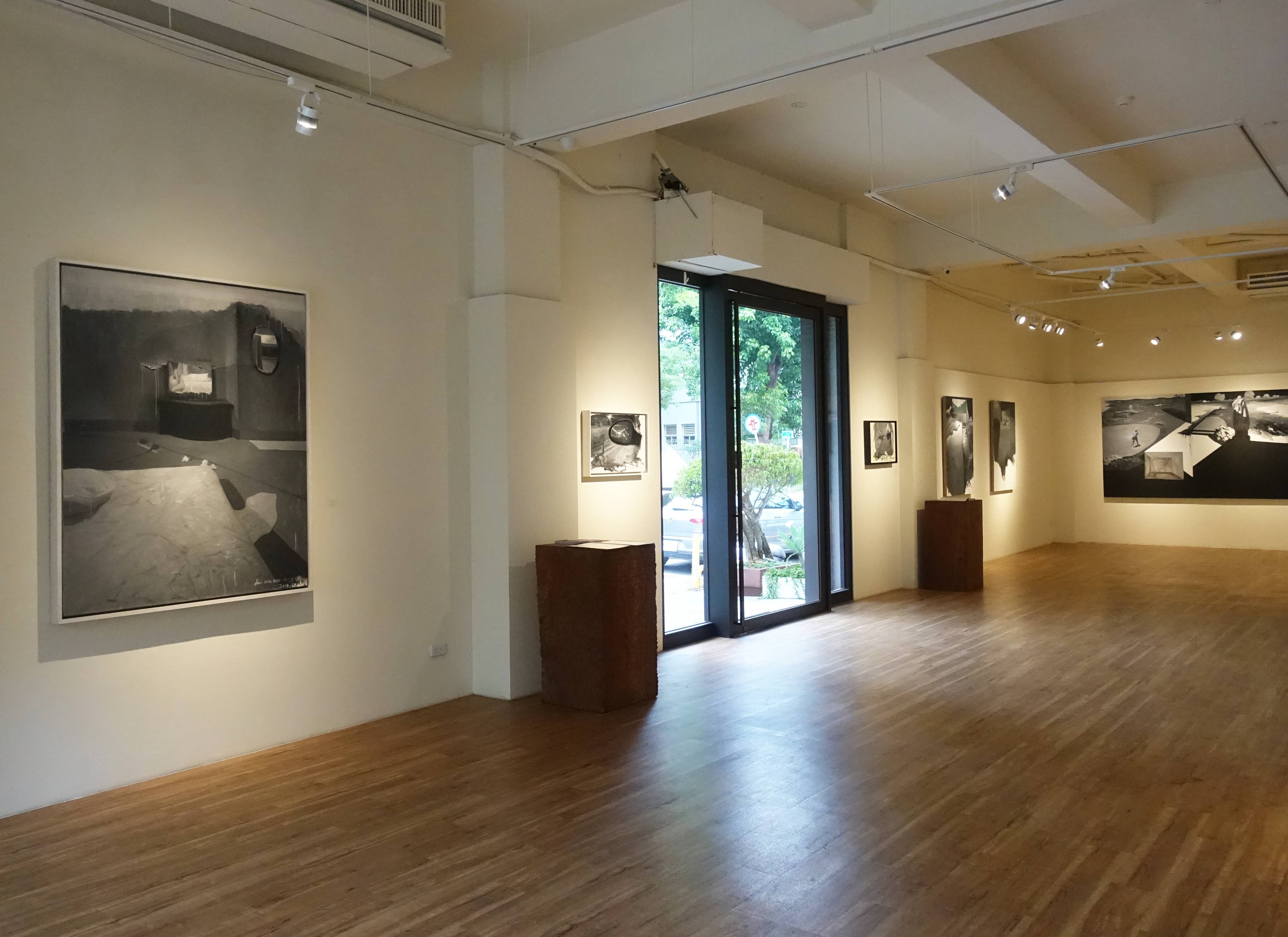甘樂阿舍美術館劉芯濤個展《盜夢者》展覽空間。