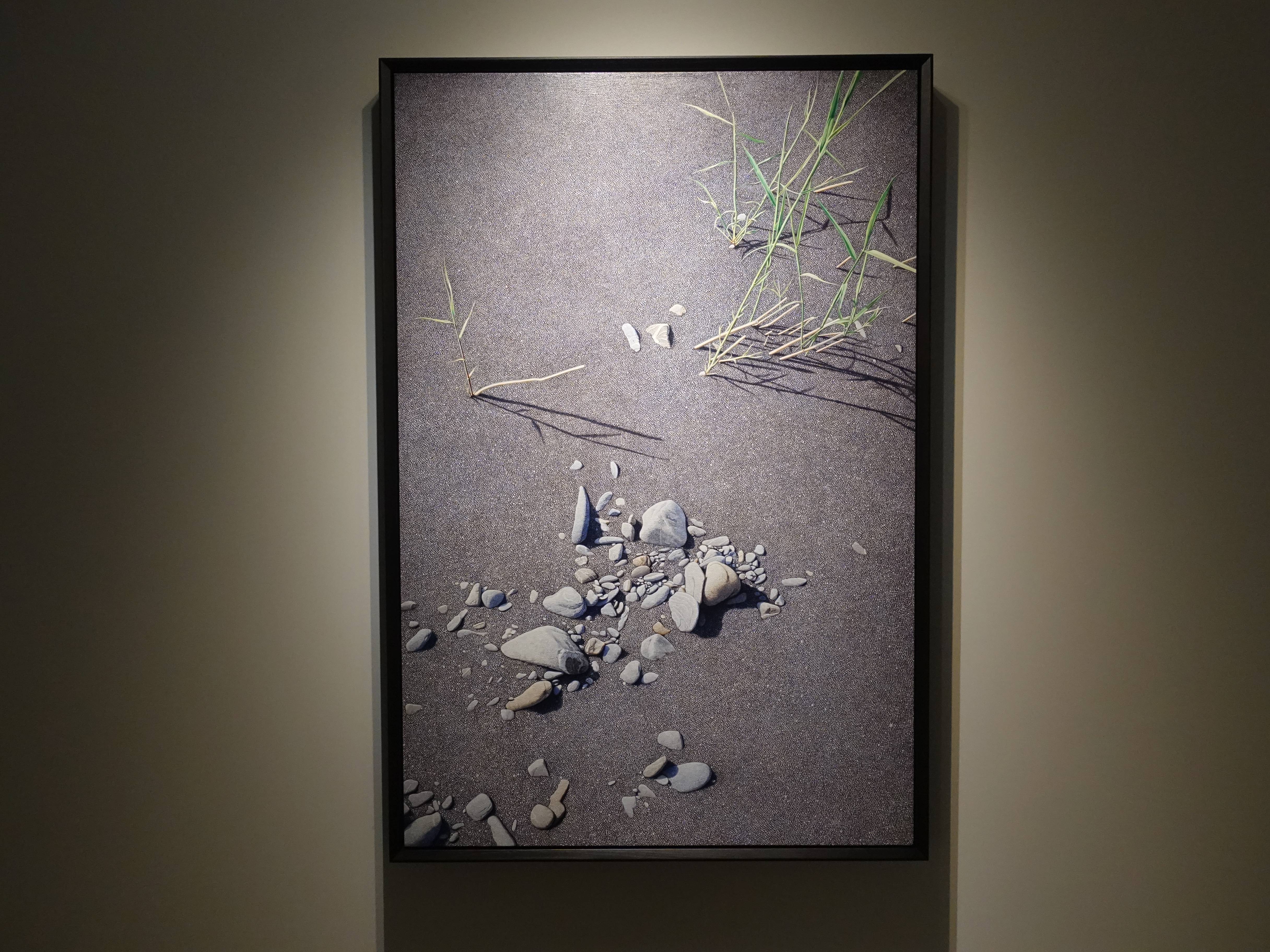 周珠旺，《對話》，145.5 x 97 cm，油彩、畫布，2019。