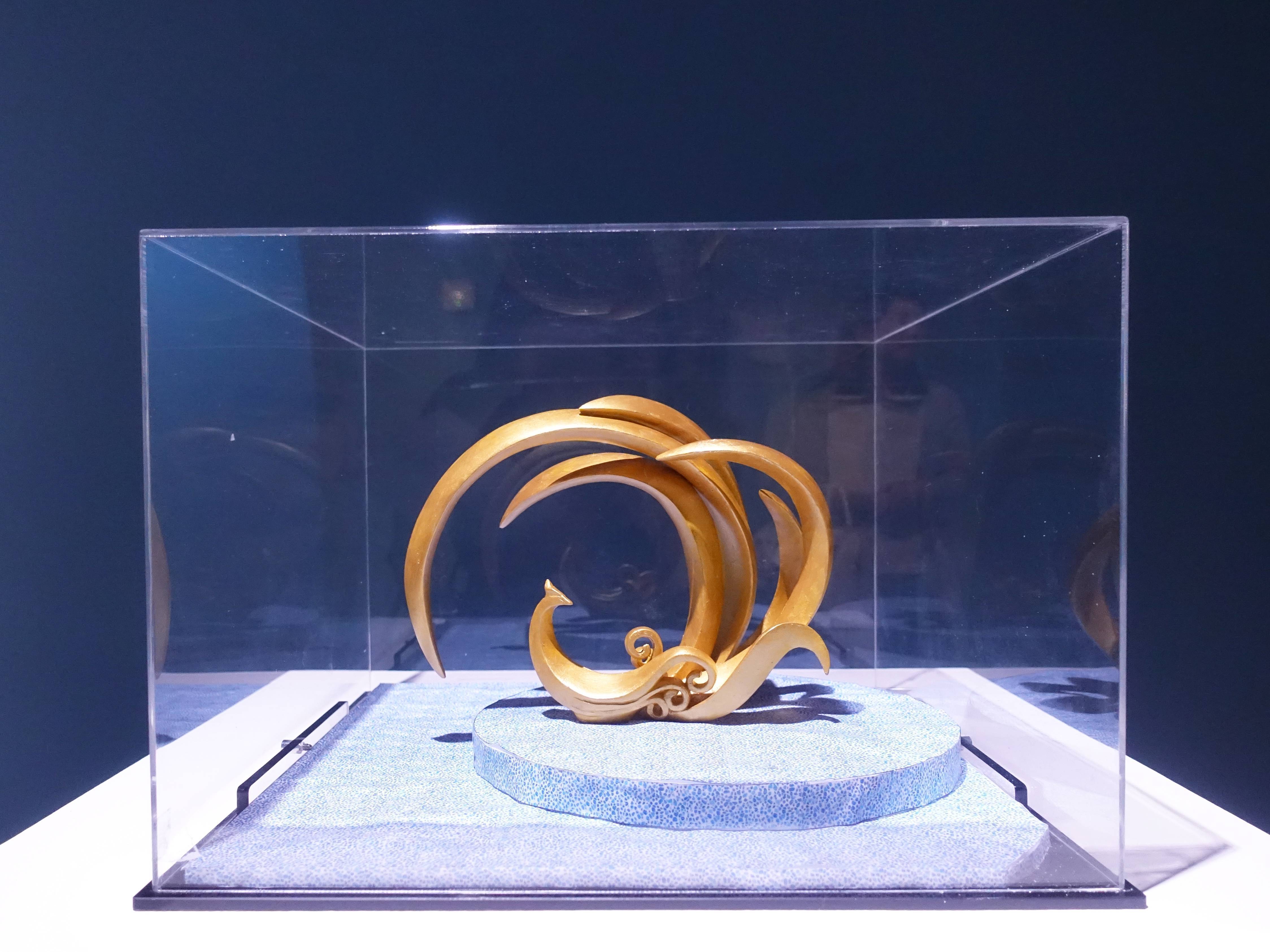 蒲浩明，《風點水》，17 X 23 X 10 cm，複合媒材，2012。