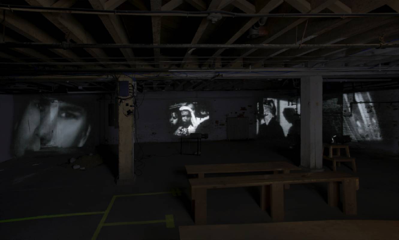 錄像藝術大師蓋瑞．希爾（Gary HILL）來臺展出。作品〈盆景的緩慢扭矩 (The Slow Torque of Bonsai)〉，2017年紀錄，圖片由藝術家提供。